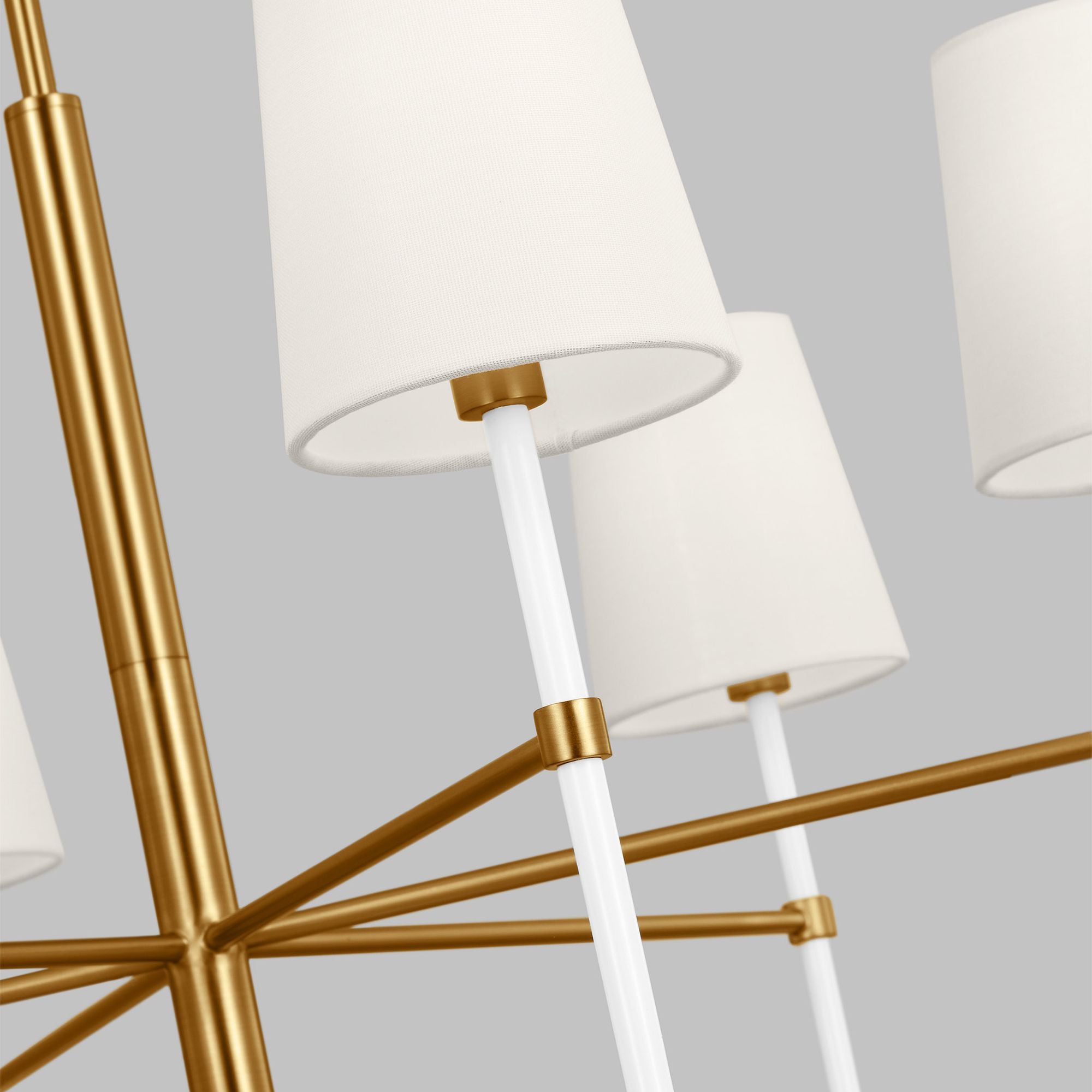 kate spade new york Monroe Medium Chandelier in Burnished Brass