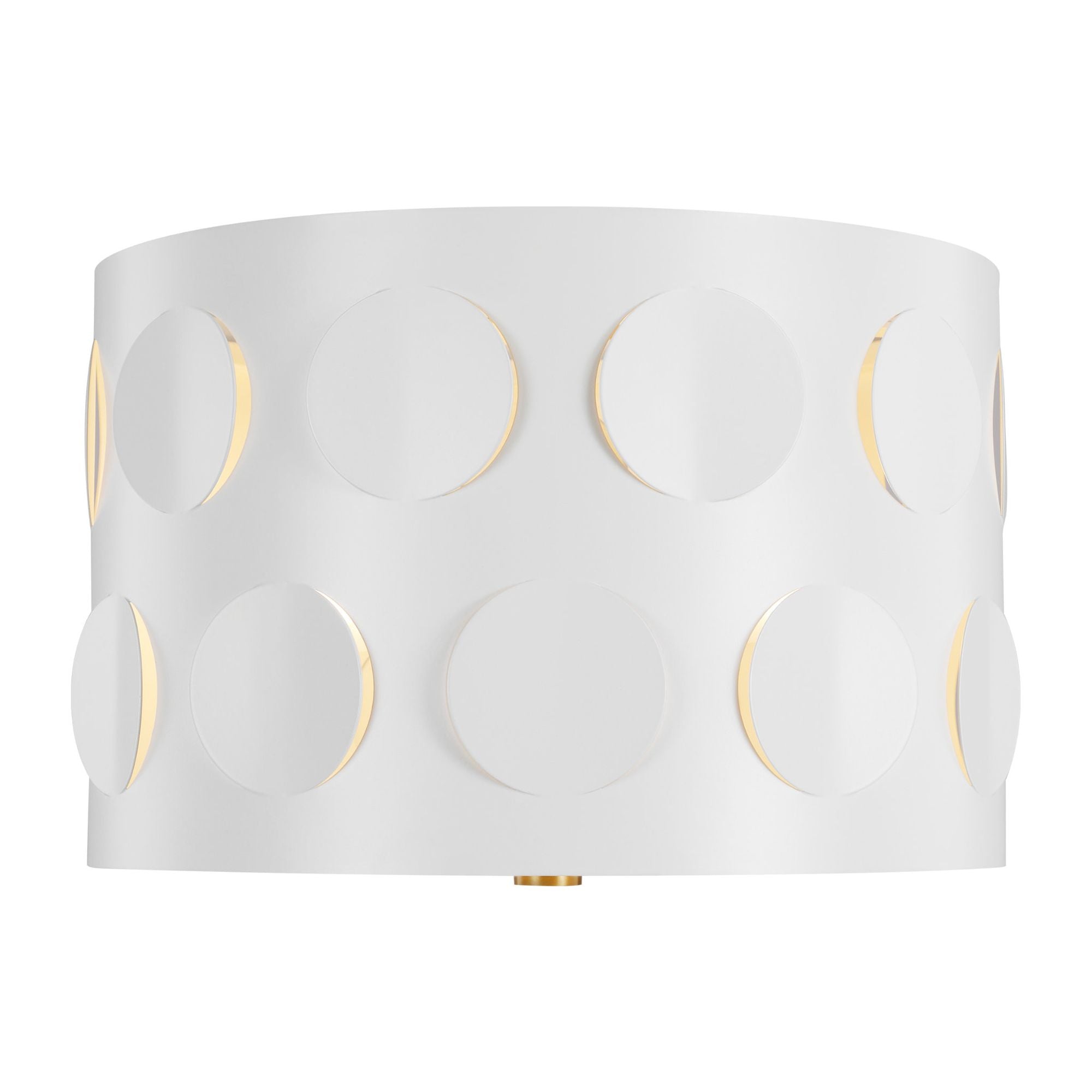 kate spade new york Dottie Small Flush Mount in Burnished Brass