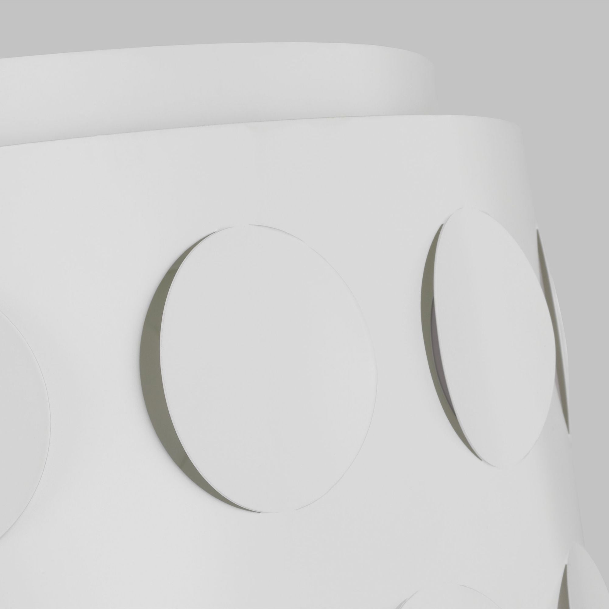 kate spade new york Dottie Medium Flush Mount in Matte White