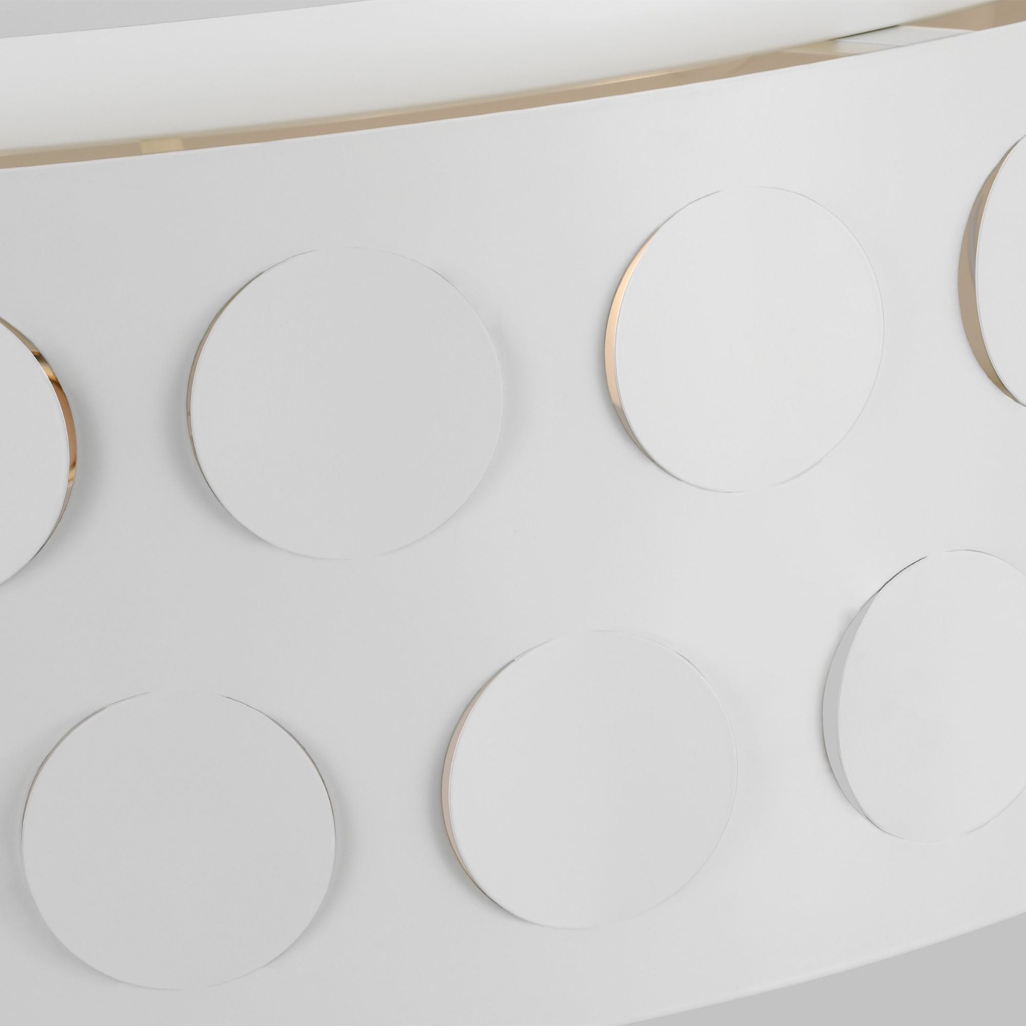 kate spade new york Dottie Large Flush Mount in Matte White