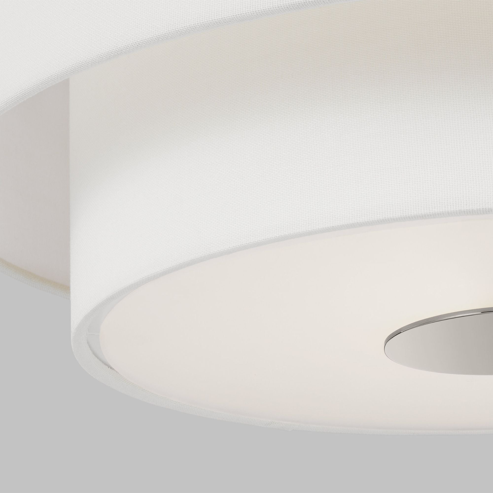 kate spade new york Sawyer Flush Mount in Polished Nickel