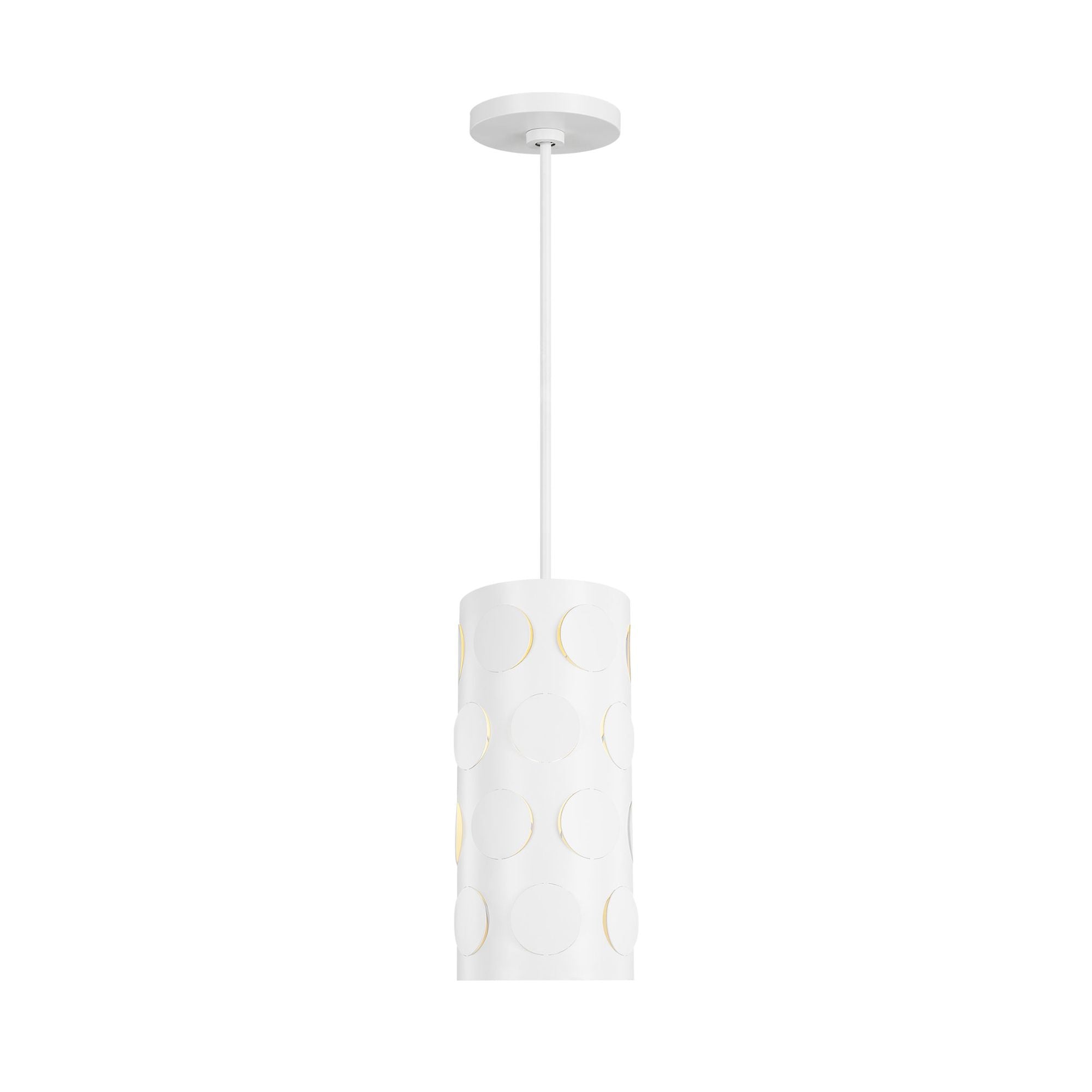 kate spade new york Dottie Small Pendant in Matte White