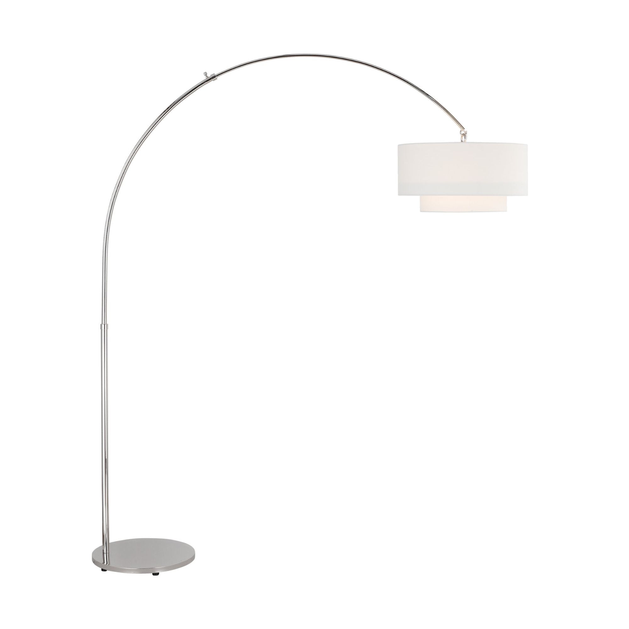 kate spade new york Sawyer Floor Lamp in Polished Nickel