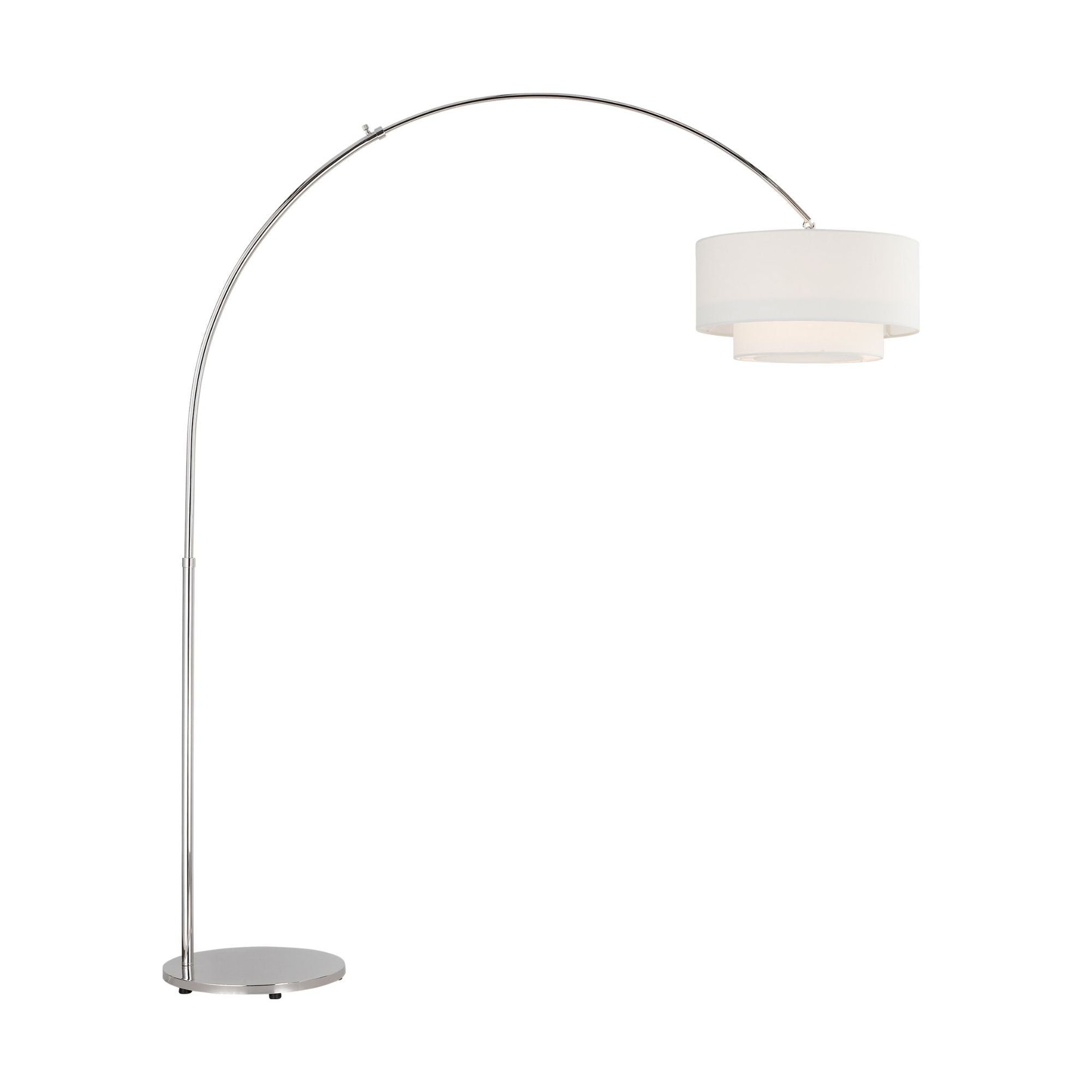 kate spade new york Sawyer Floor Lamp in Polished Nickel