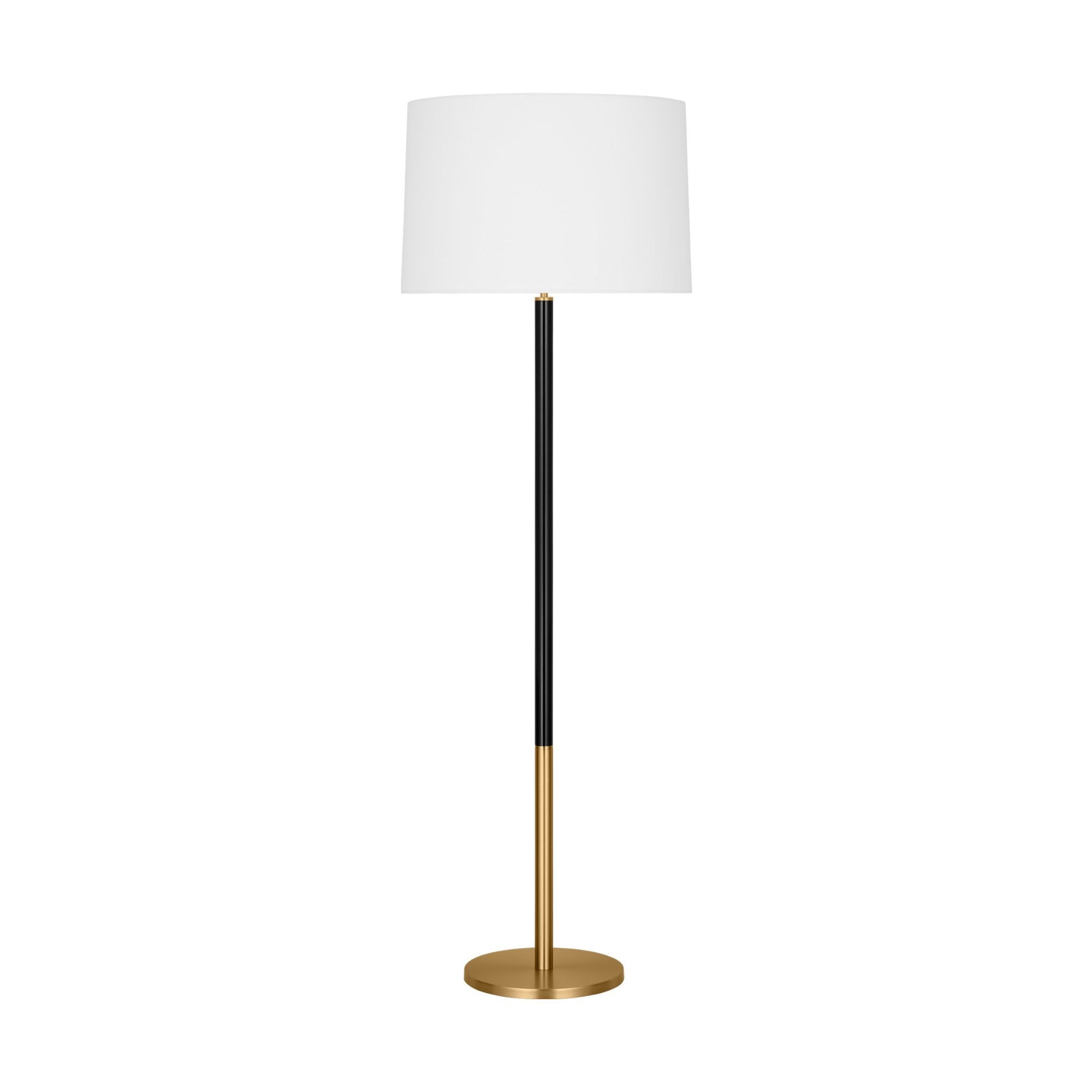 kate spade new york Monroe Large Floor Lamp in Burnished Brass