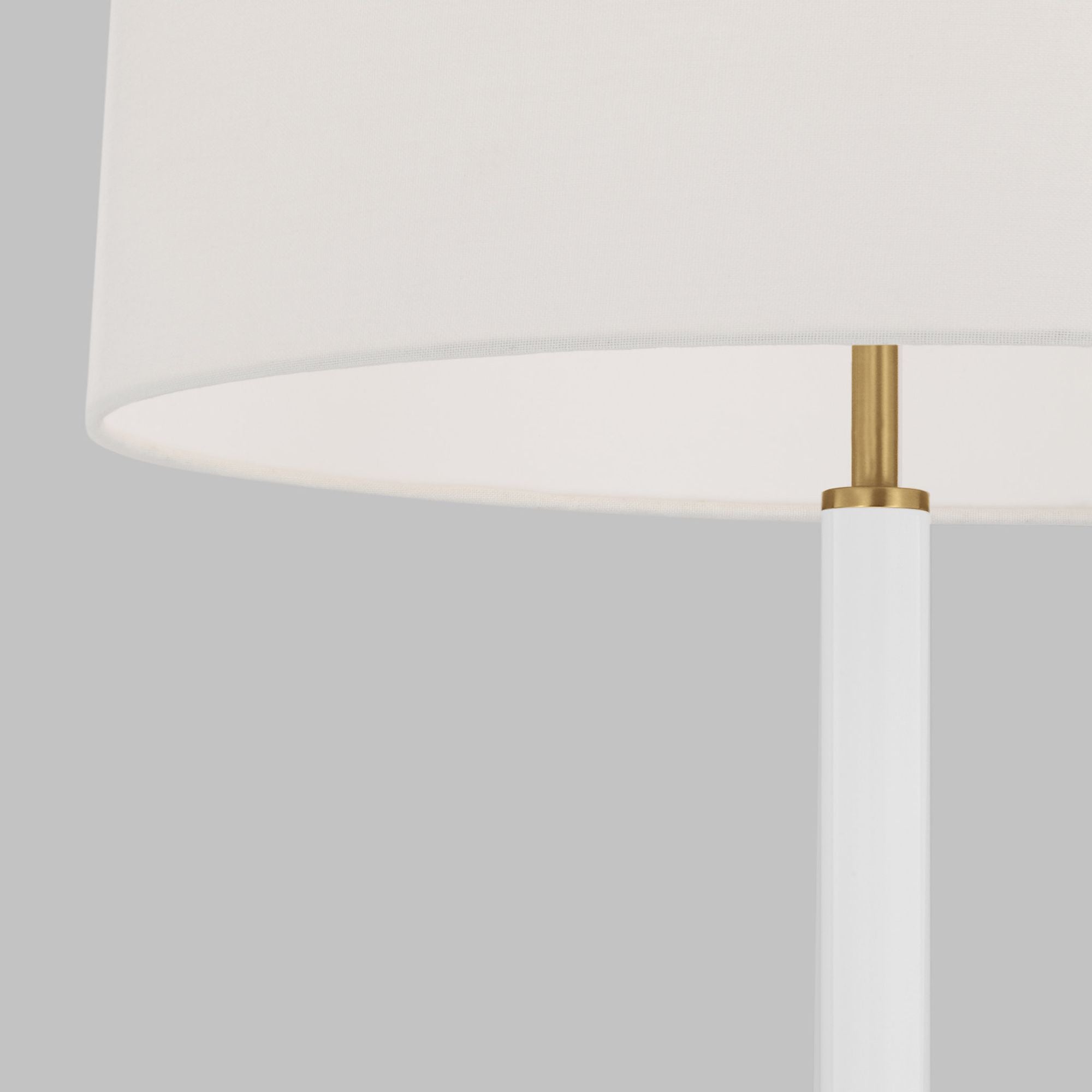 kate spade new york Monroe Large Floor Lamp in Burnished Brass