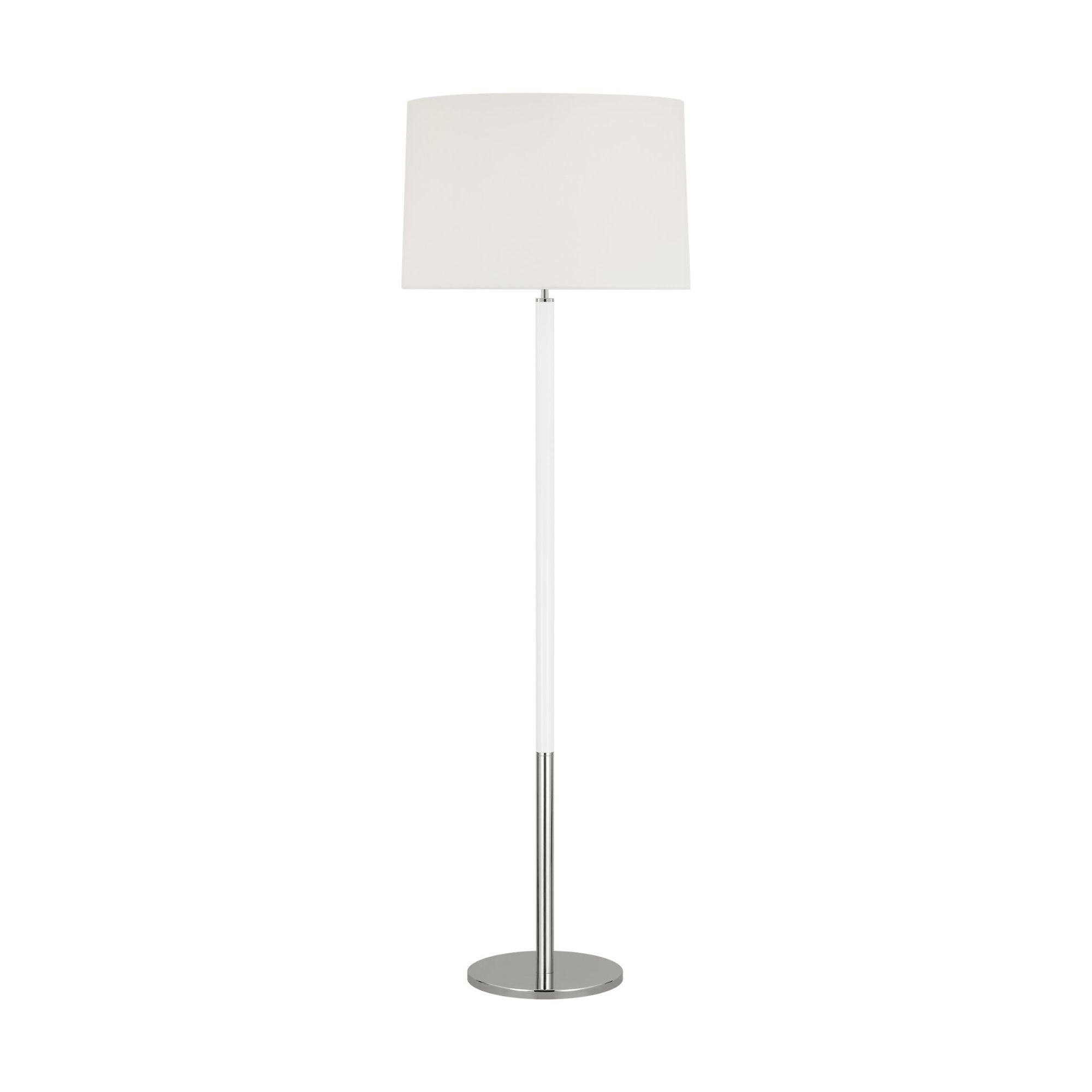 kate spade new york Monroe Large Floor Lamp in Polished Nickel