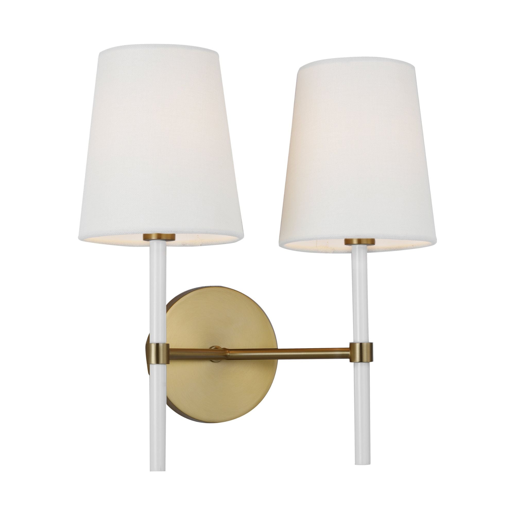 kate spade new york Monroe Double Sconce in Burnished Brass