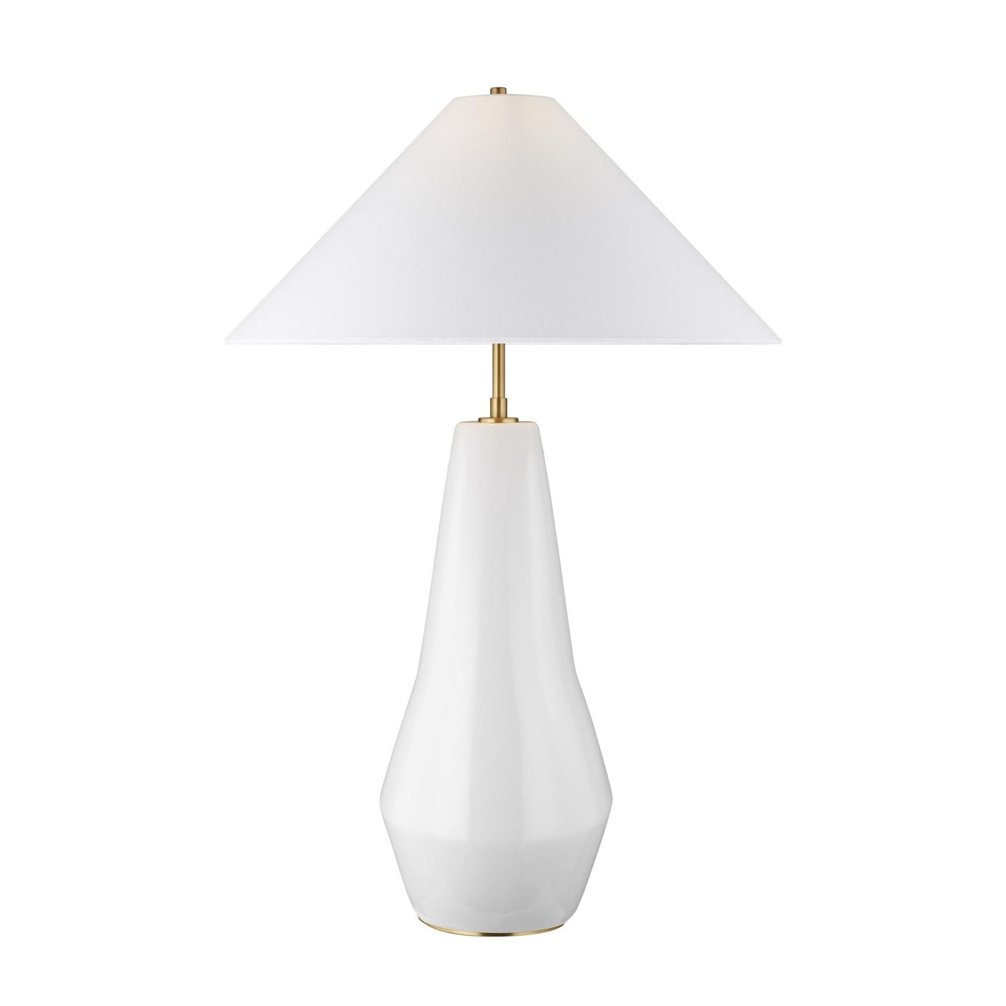 Kelly Wearstler Contour Tall Table Lamp in Arctic White