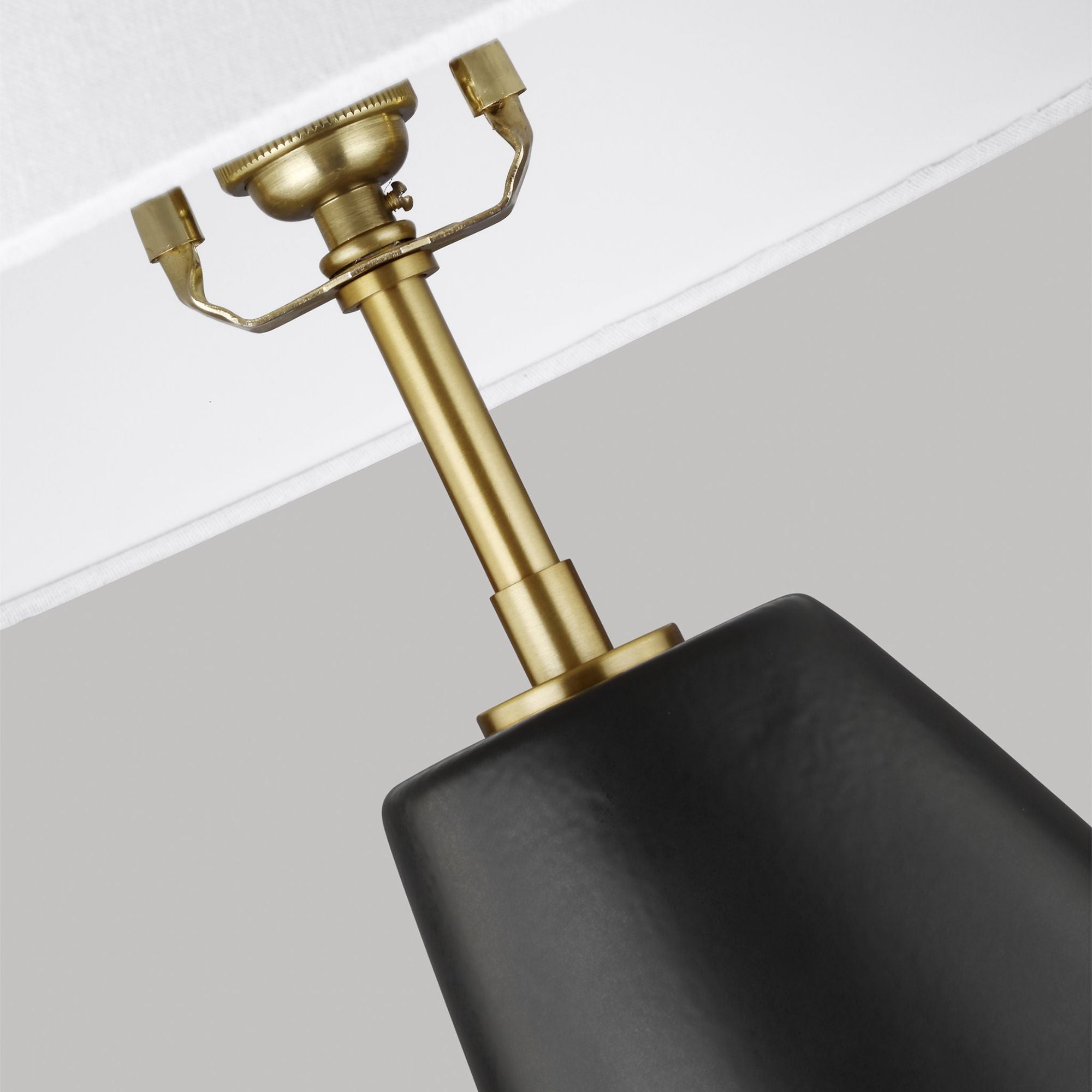 Kelly Wearstler Contour Tall Table Lamp in Coal