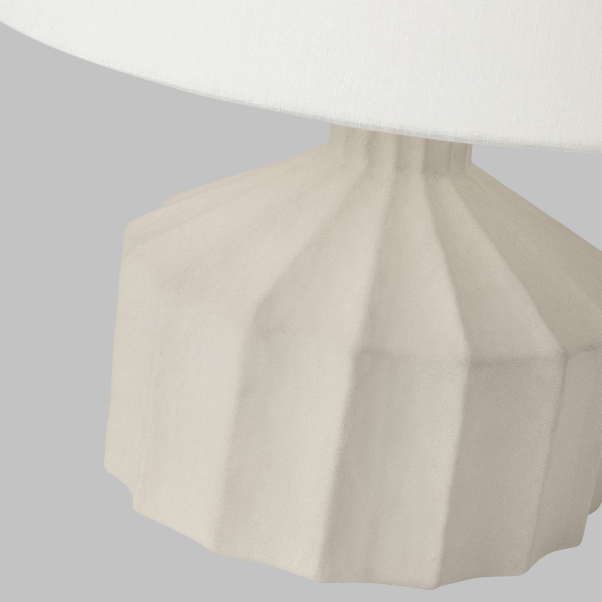 Kelly Wearstler Veneto Small Table Lamp in Matte Concrete