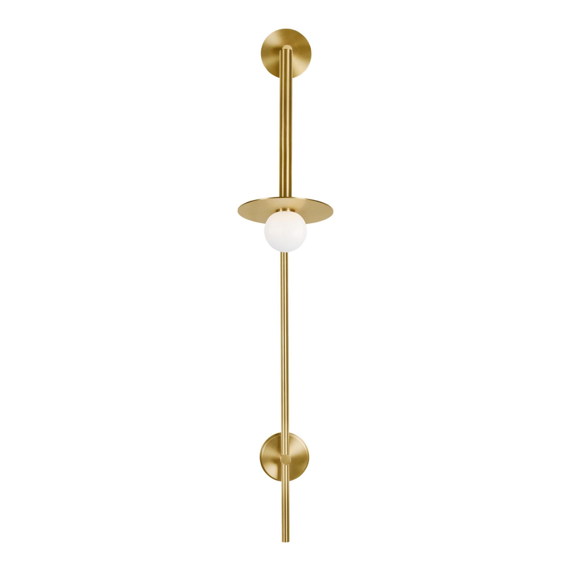 Kelly Wearstler Nodes Large Pivot Sconce in Burnished Brass