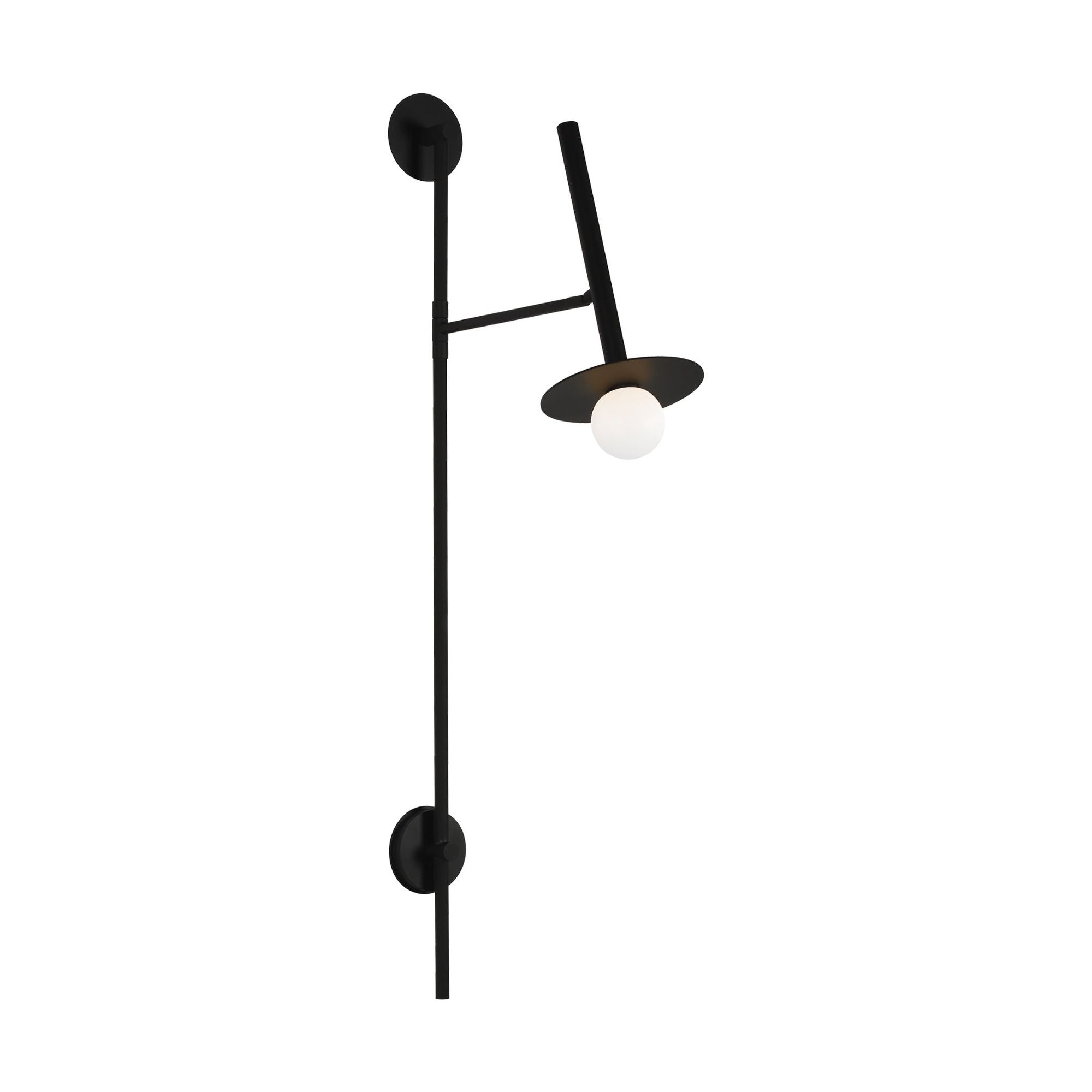 Kelly Wearstler Nodes Large Pivot Sconce in Midnight Black