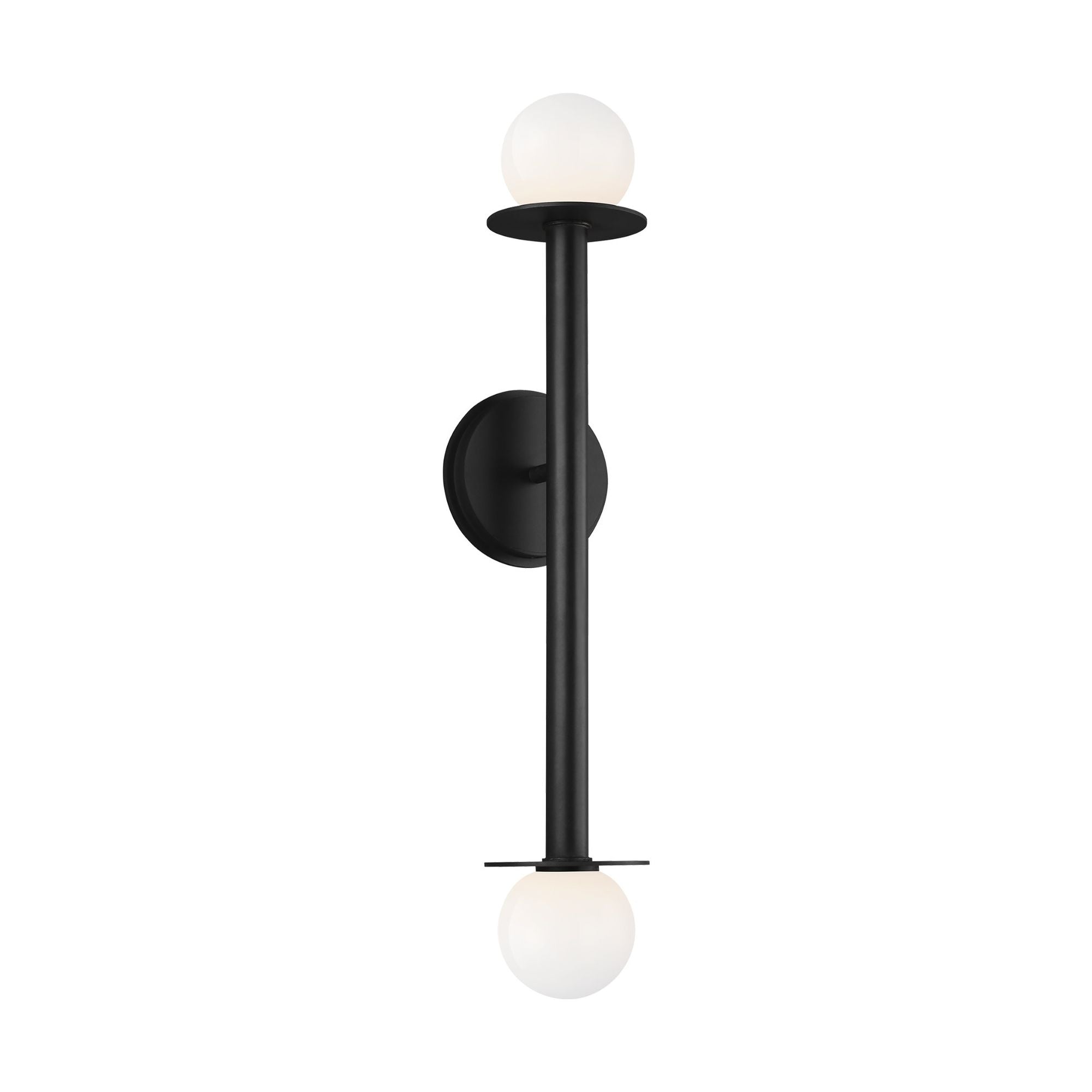 Kelly Wearstler Nodes Double Sconce in Midnight Black