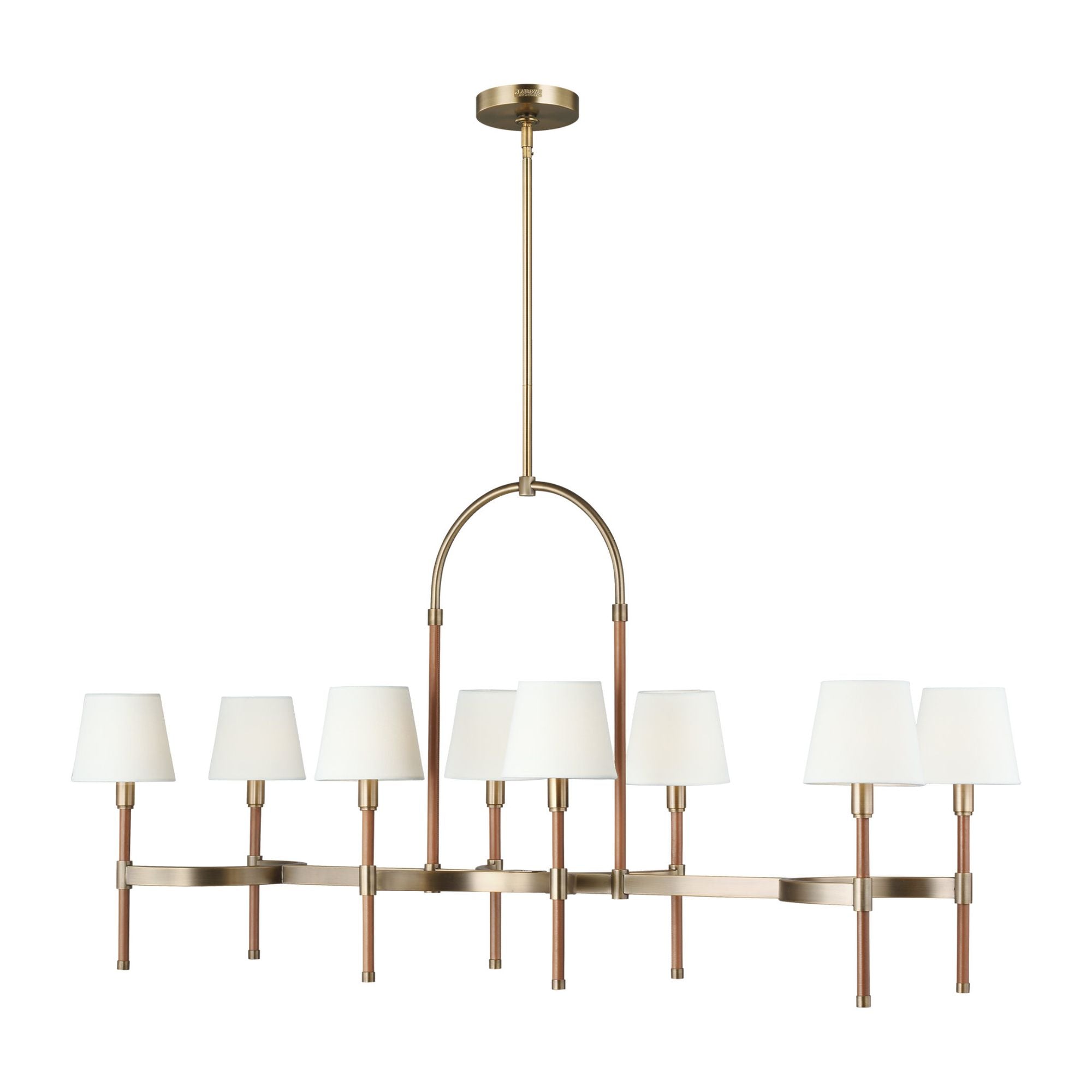 Lauren Ralph Lauren Katie Linear Chandelier in Time Worn Brass