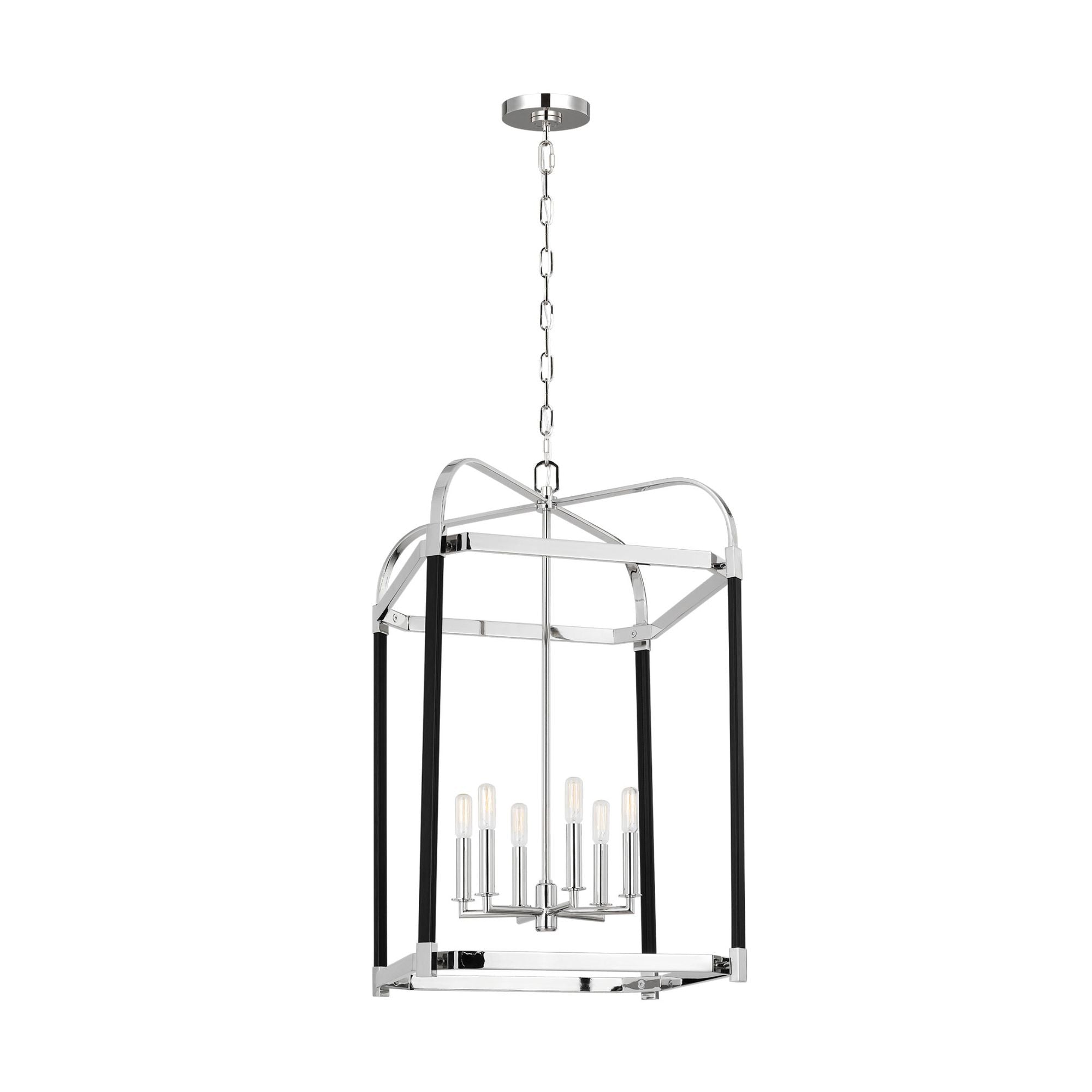 Lauren Ralph Lauren Hadley Large Lantern in Polished Nickel