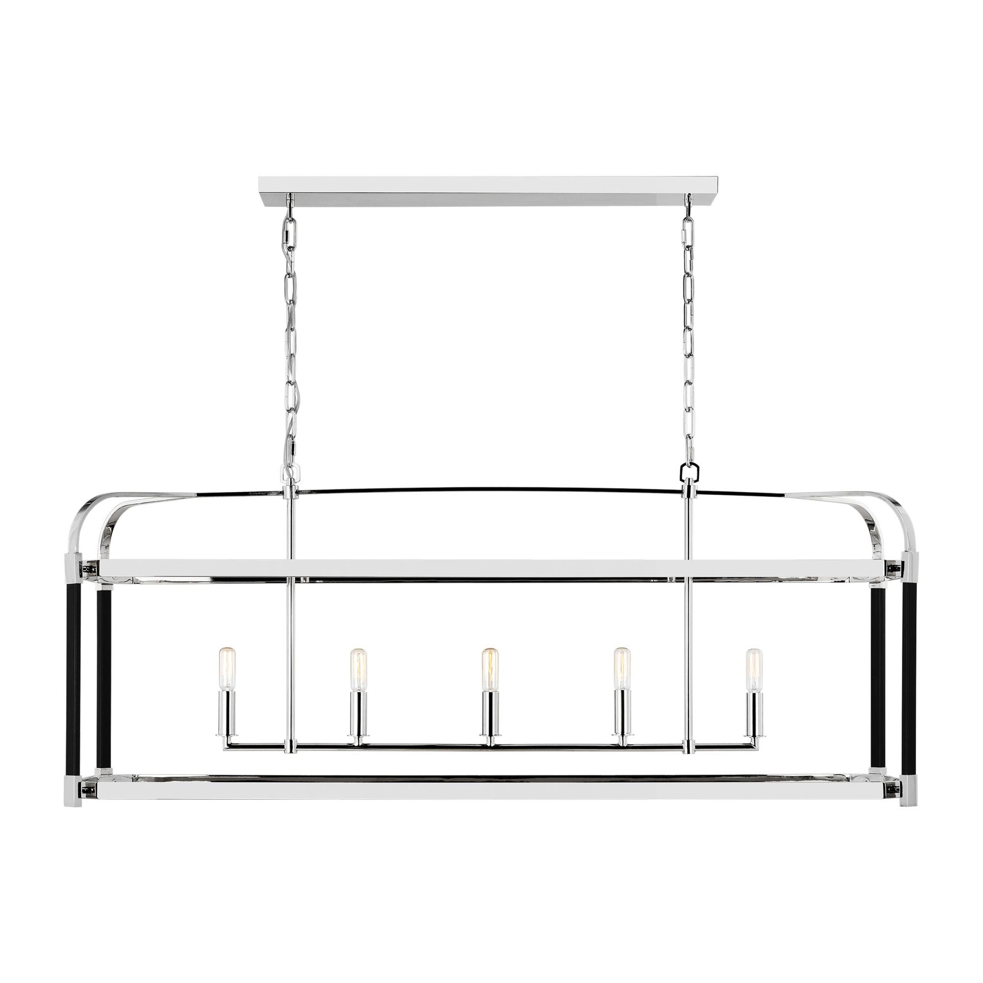 Lauren Ralph Lauren Hadley Linear Chandelier in Polished Nickel
