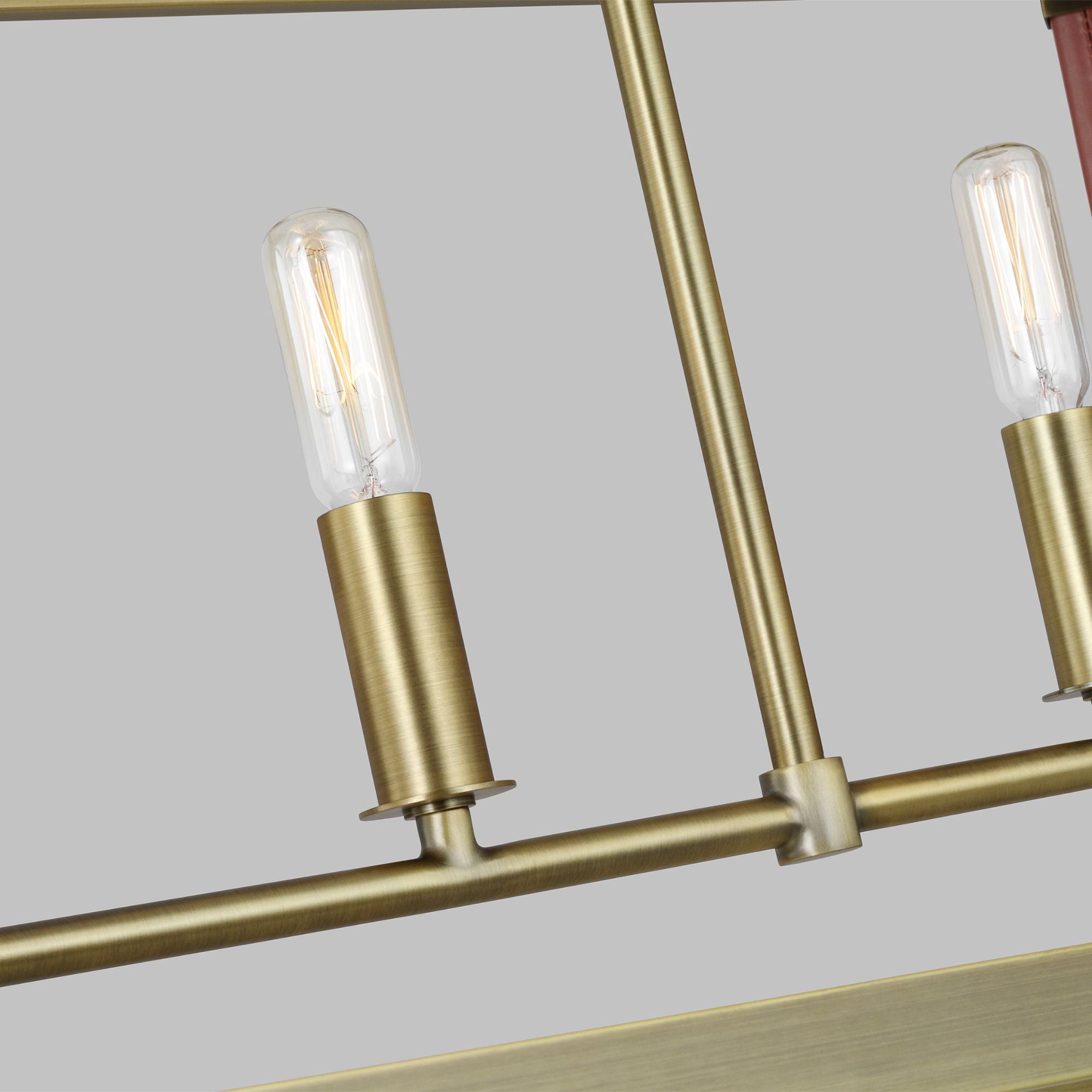 Lauren Ralph Lauren Hadley Linear Chandelier in Time Worn Brass