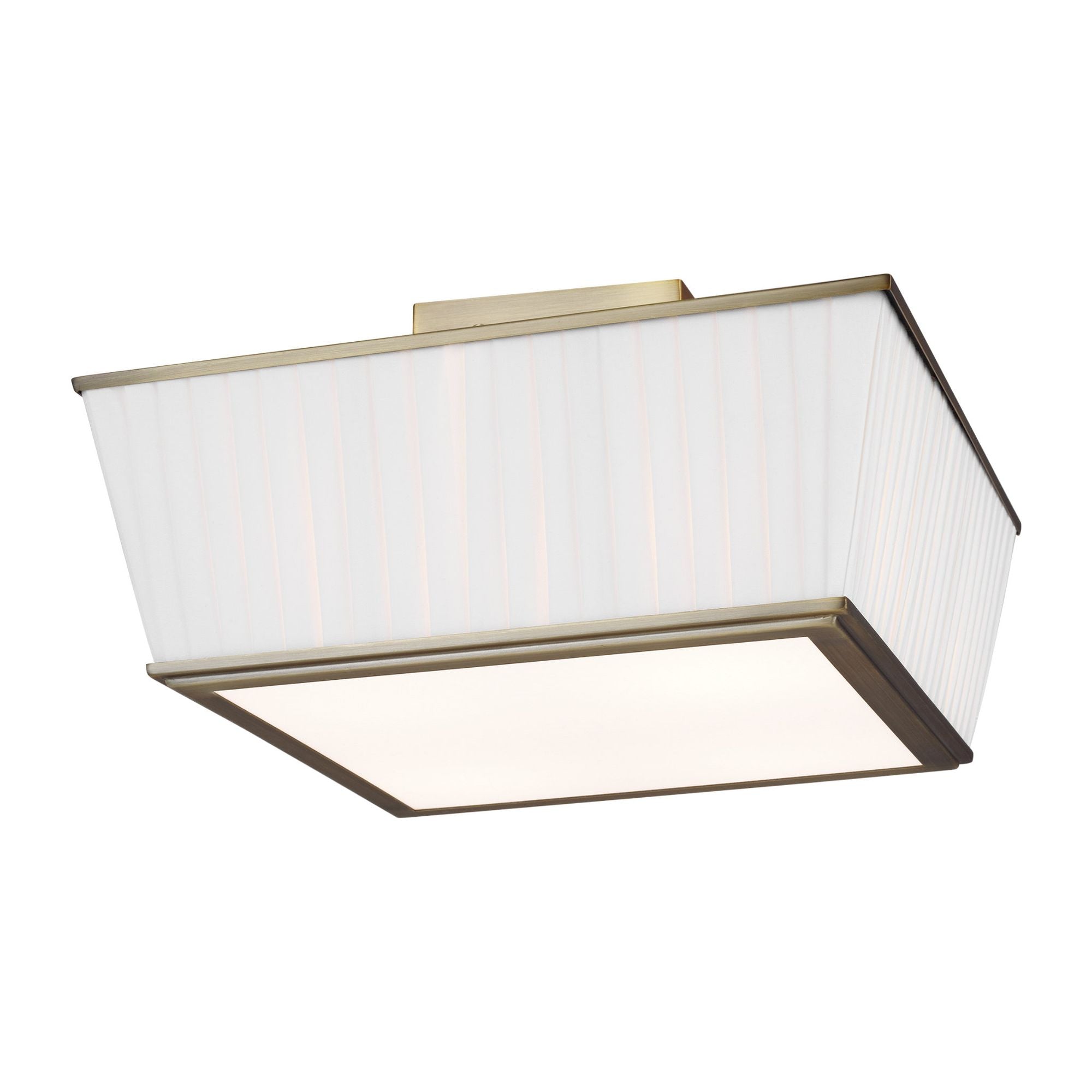 Lauren Ralph Lauren Esther Flush Mount in Time Worn Brass