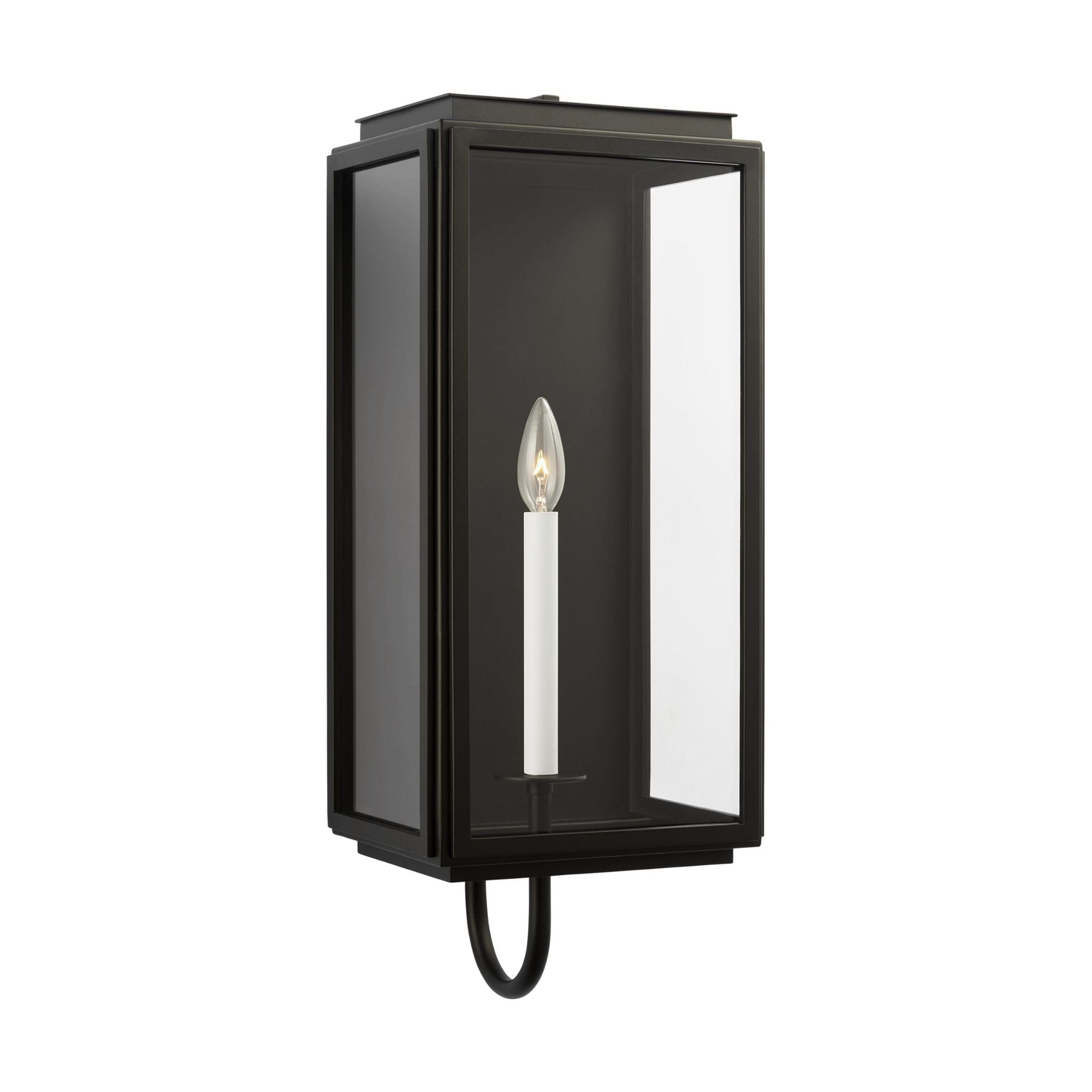 Lauren Ralph Lauren Edgar Large Wall Lantern in Textured Black