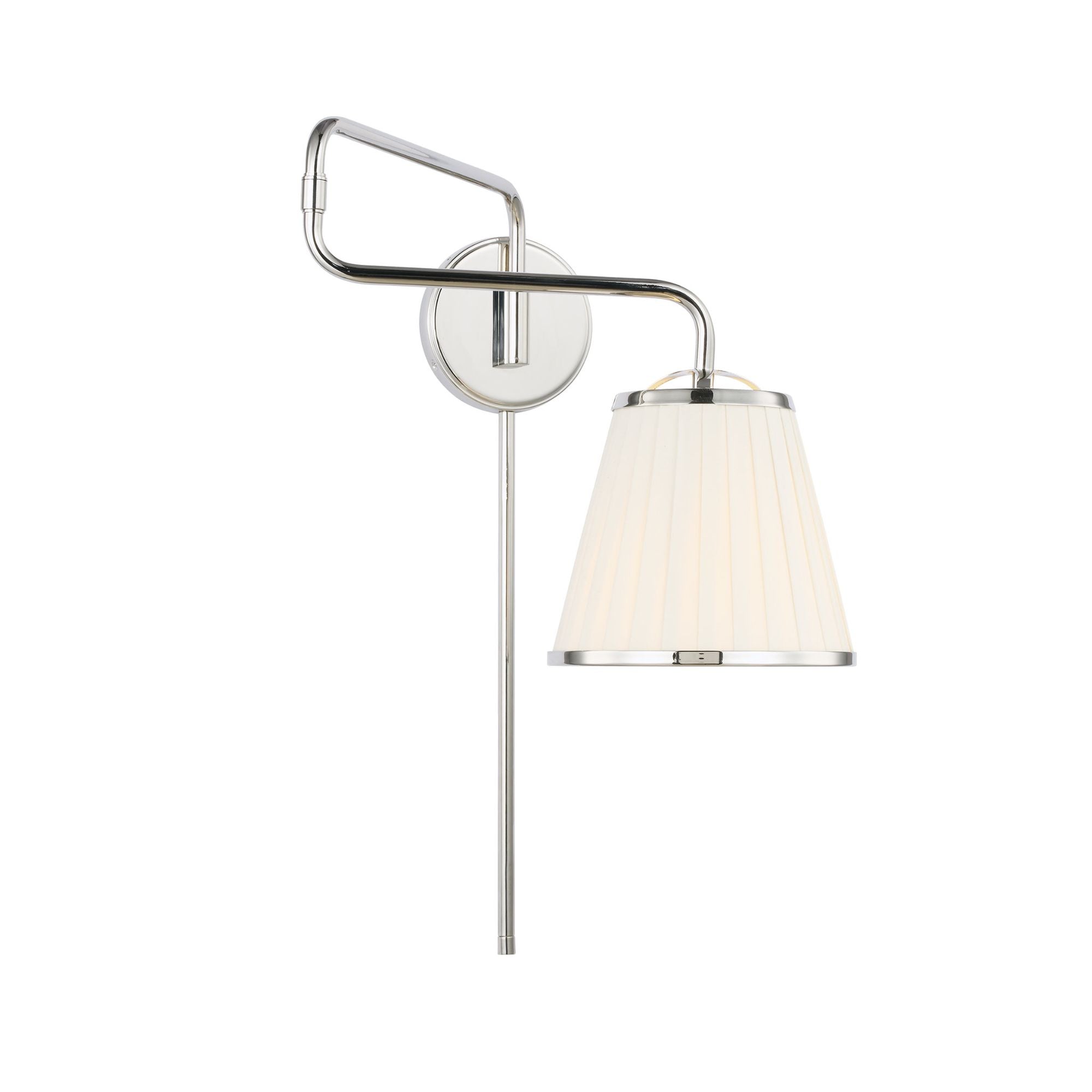 Lauren Ralph Lauren Esther Swing Arm Sconce in Polished Nickel