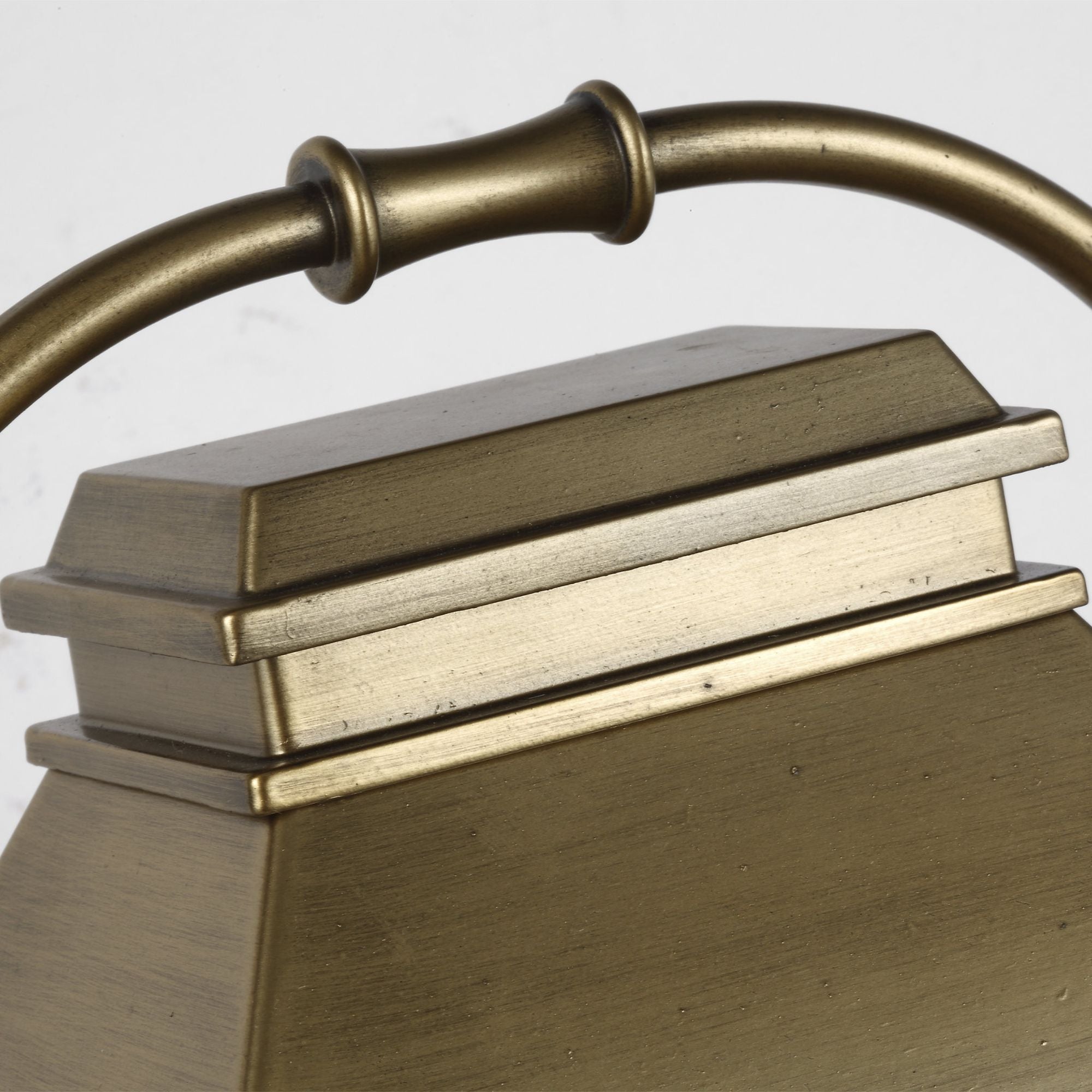 Sean Lavin Wellsworth Post Lantern in Painted Distressed Brass