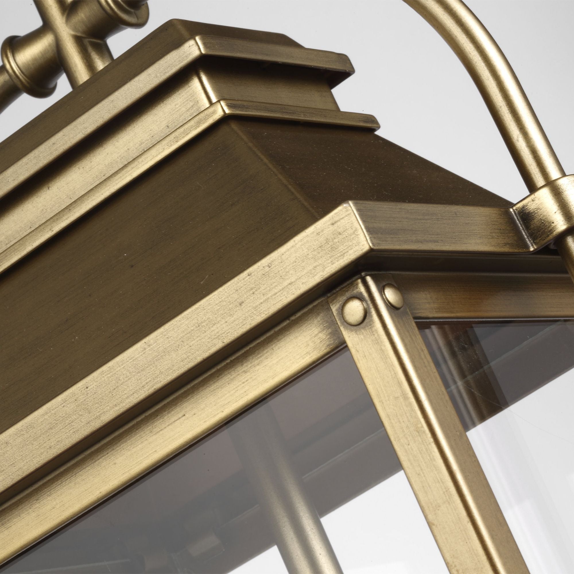 Sean Lavin Wellsworth Pendant in Painted Distressed Brass