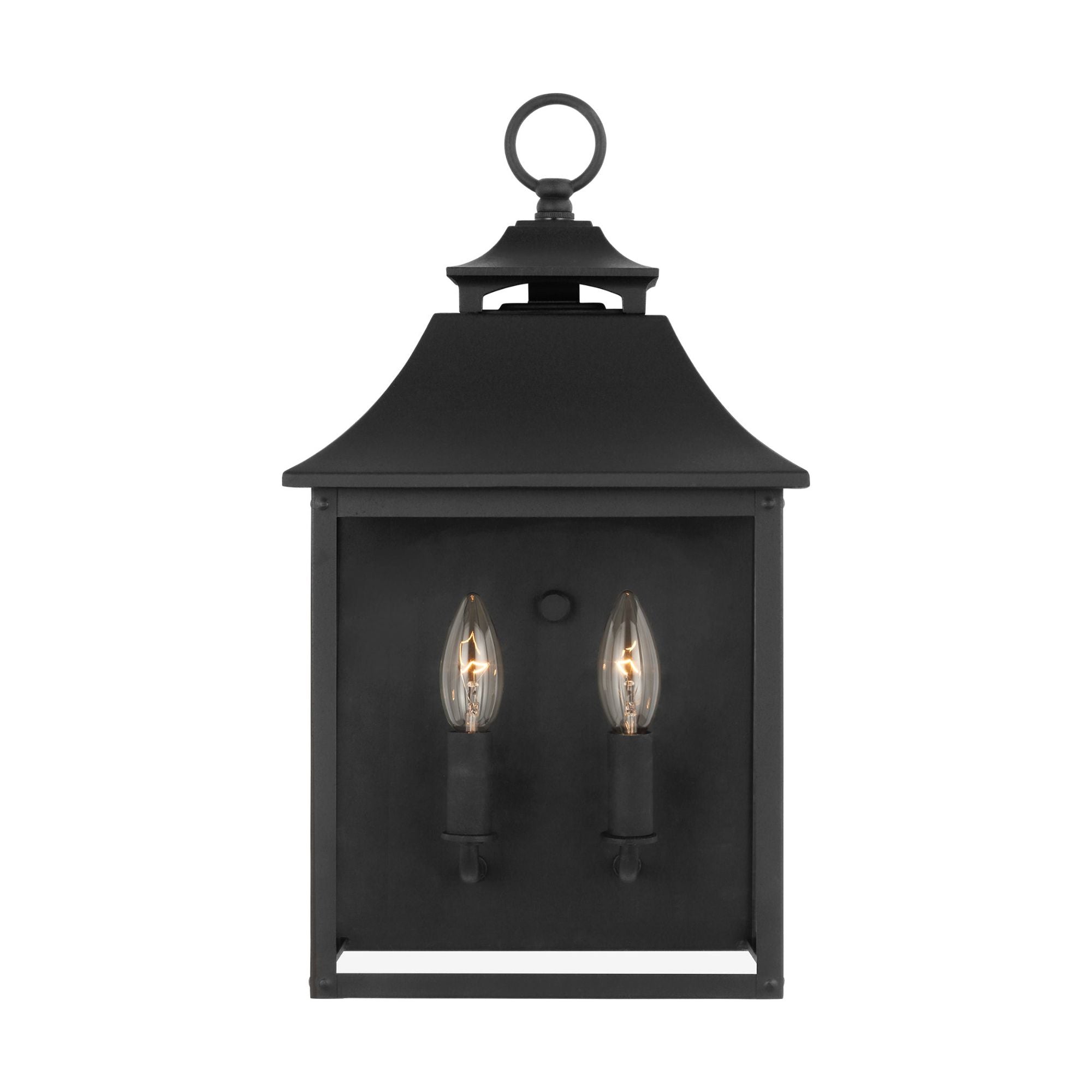 Sean Lavin Galena Pocket Wall Lantern in Textured Black