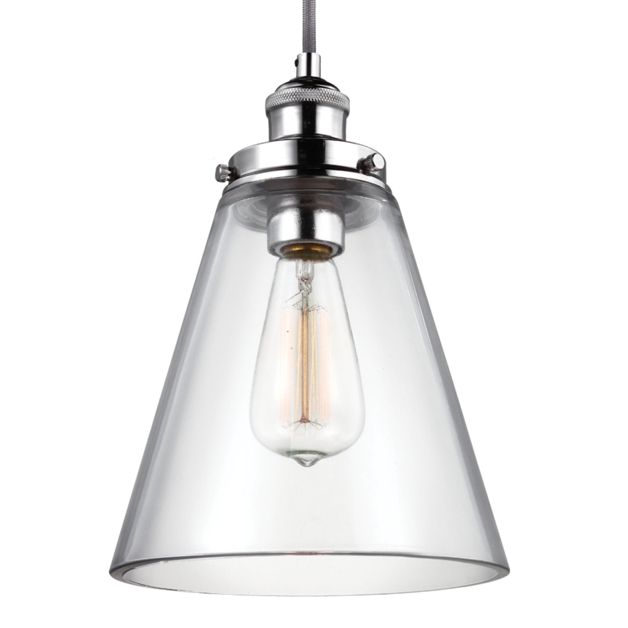 Sean Lavin Baskin Chimney Pendant in Polished Nickel
