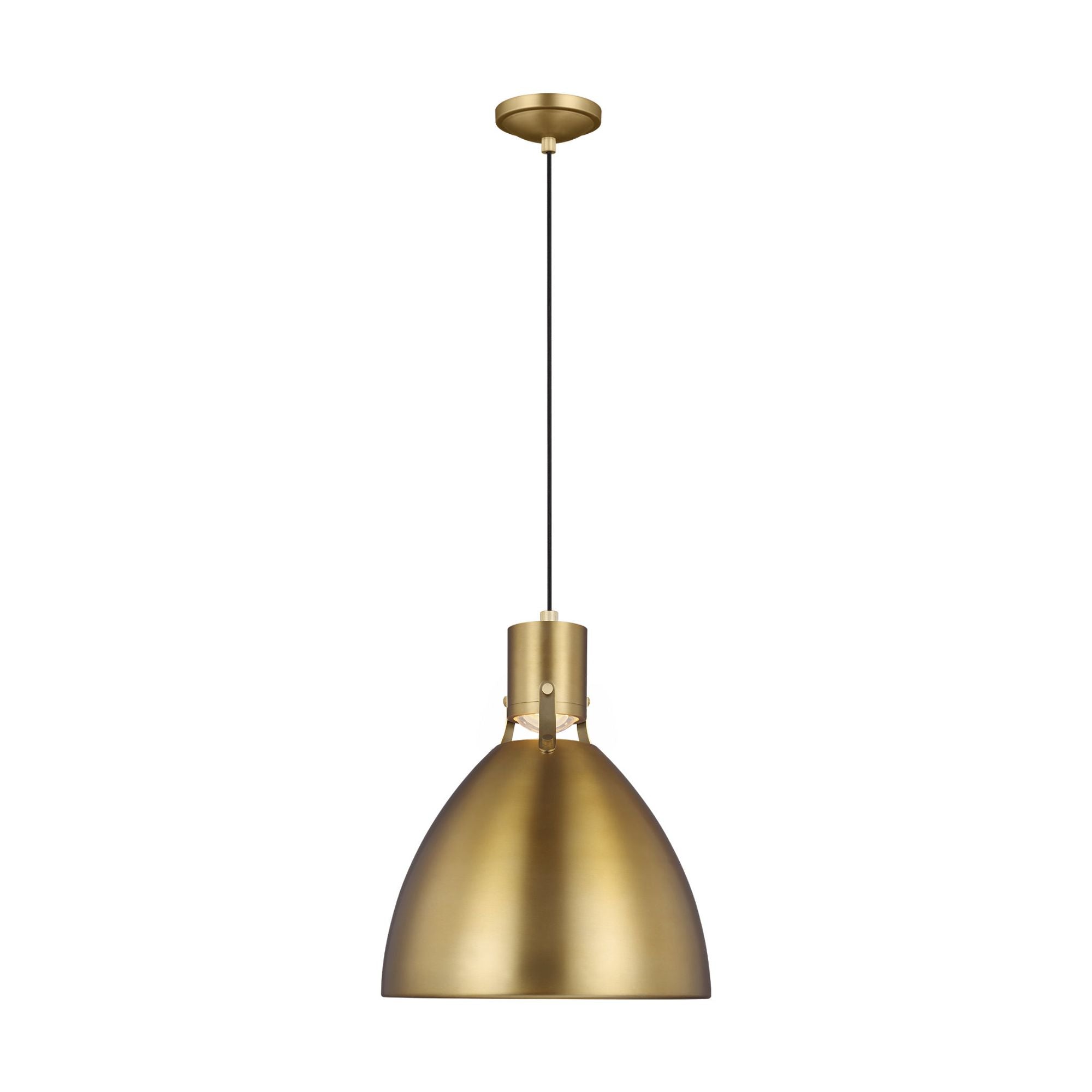 Sean Lavin Brynne Small LED Pendant in Burnished Brass