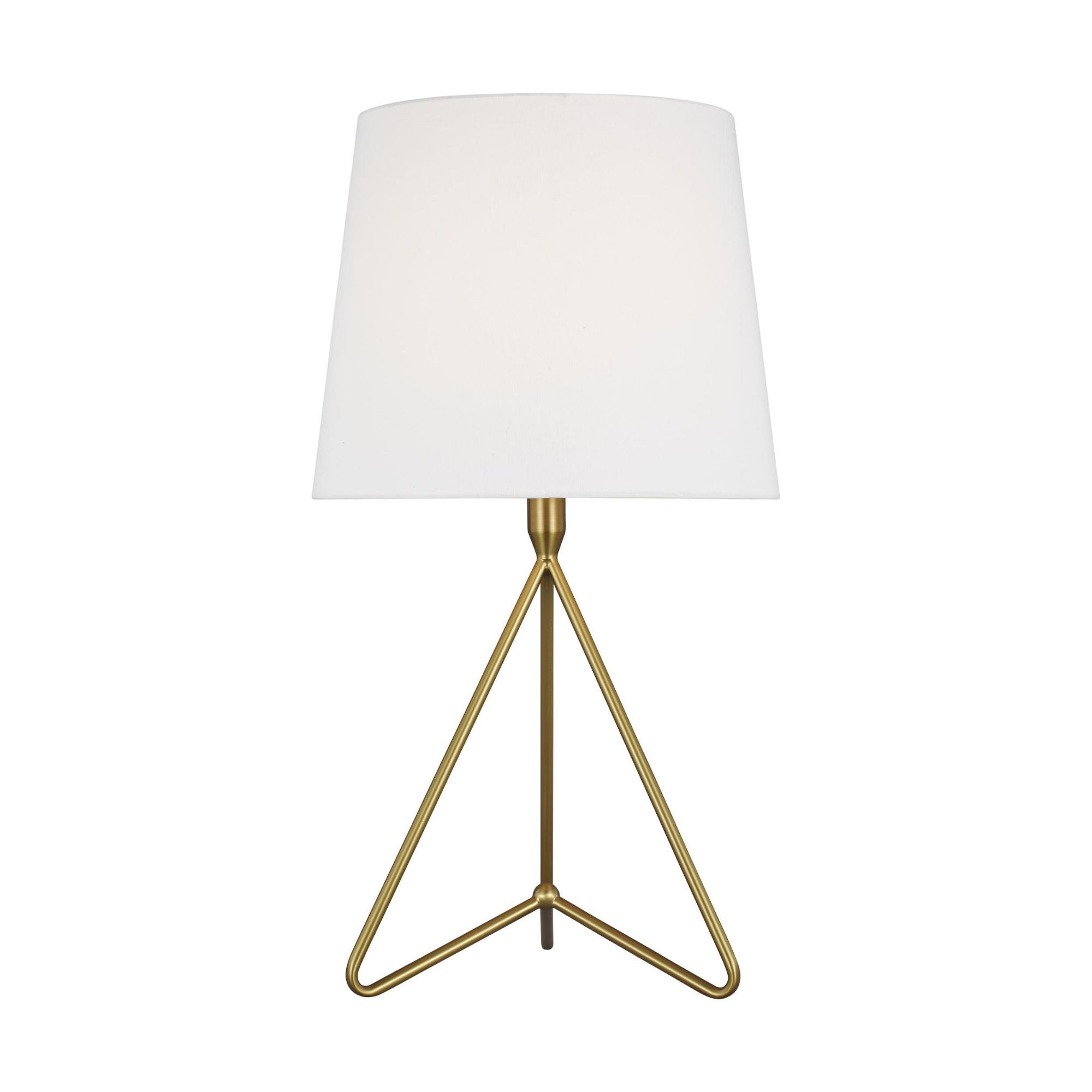 Thomas O'Brien Dylan Tall Table Lamp in Burnished Brass