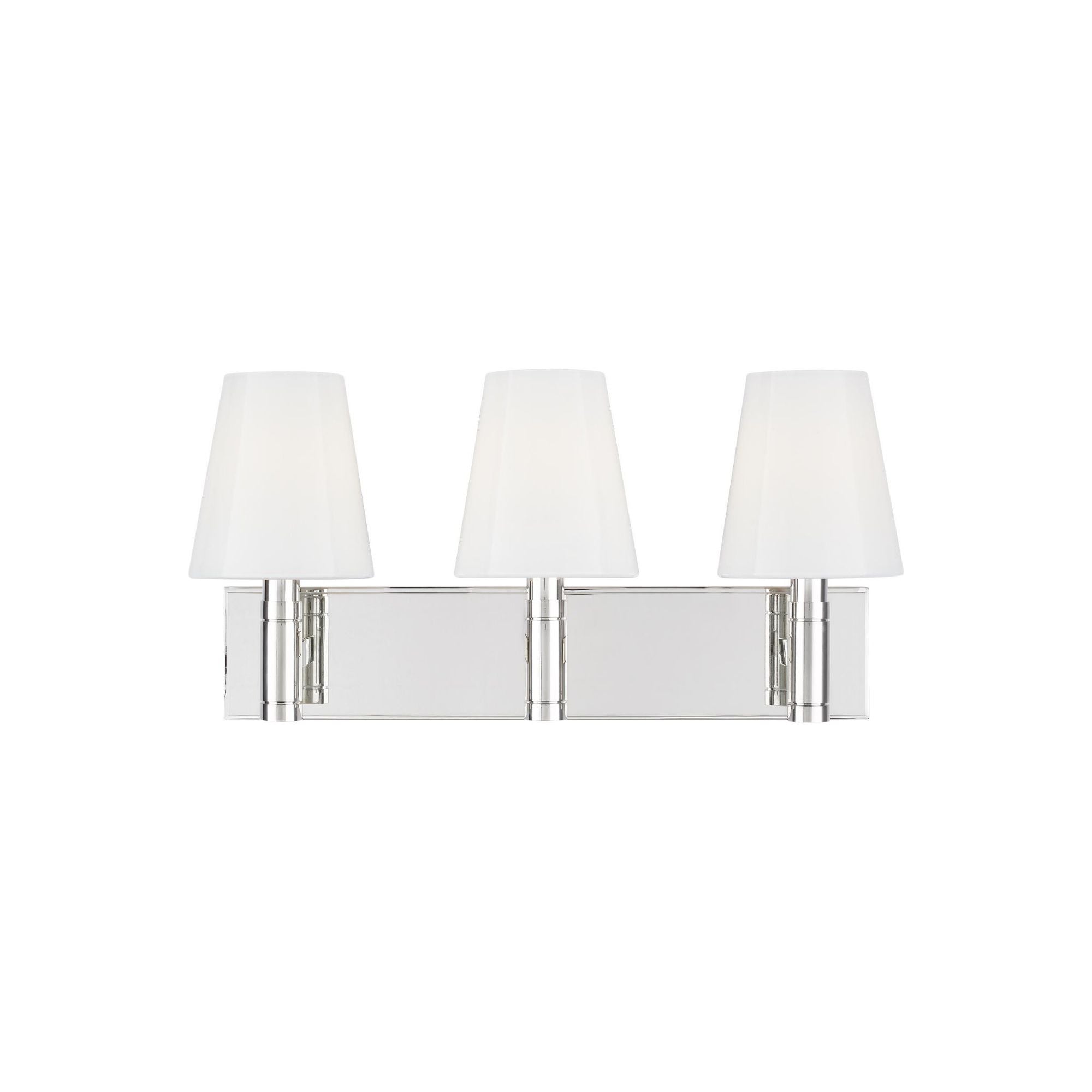 Thomas O'Brien Beckham Classic 3 - Light Vanity in Polished Nickel
