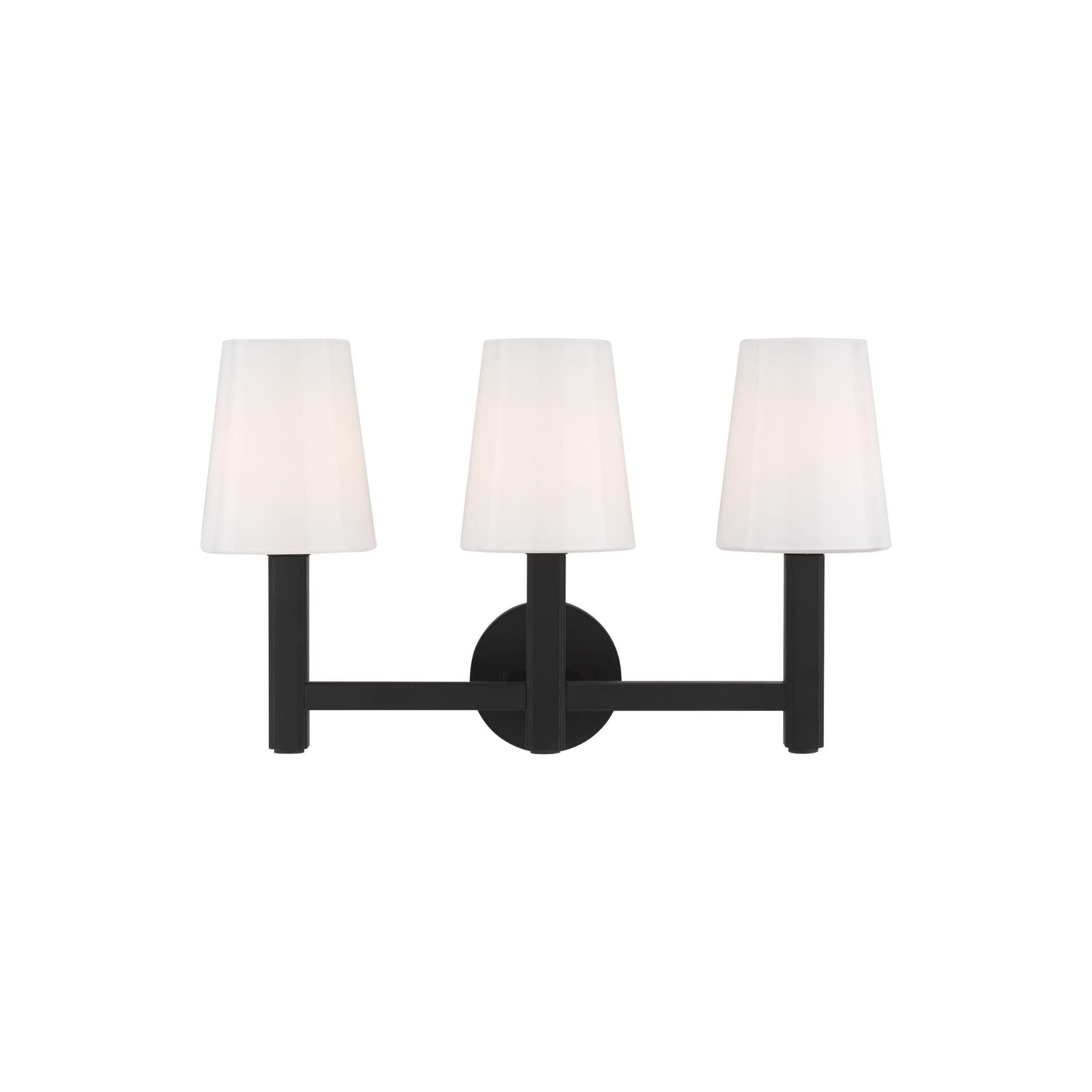 Thomas O'Brien Logan 3 - Light Vanity in Aged Iron