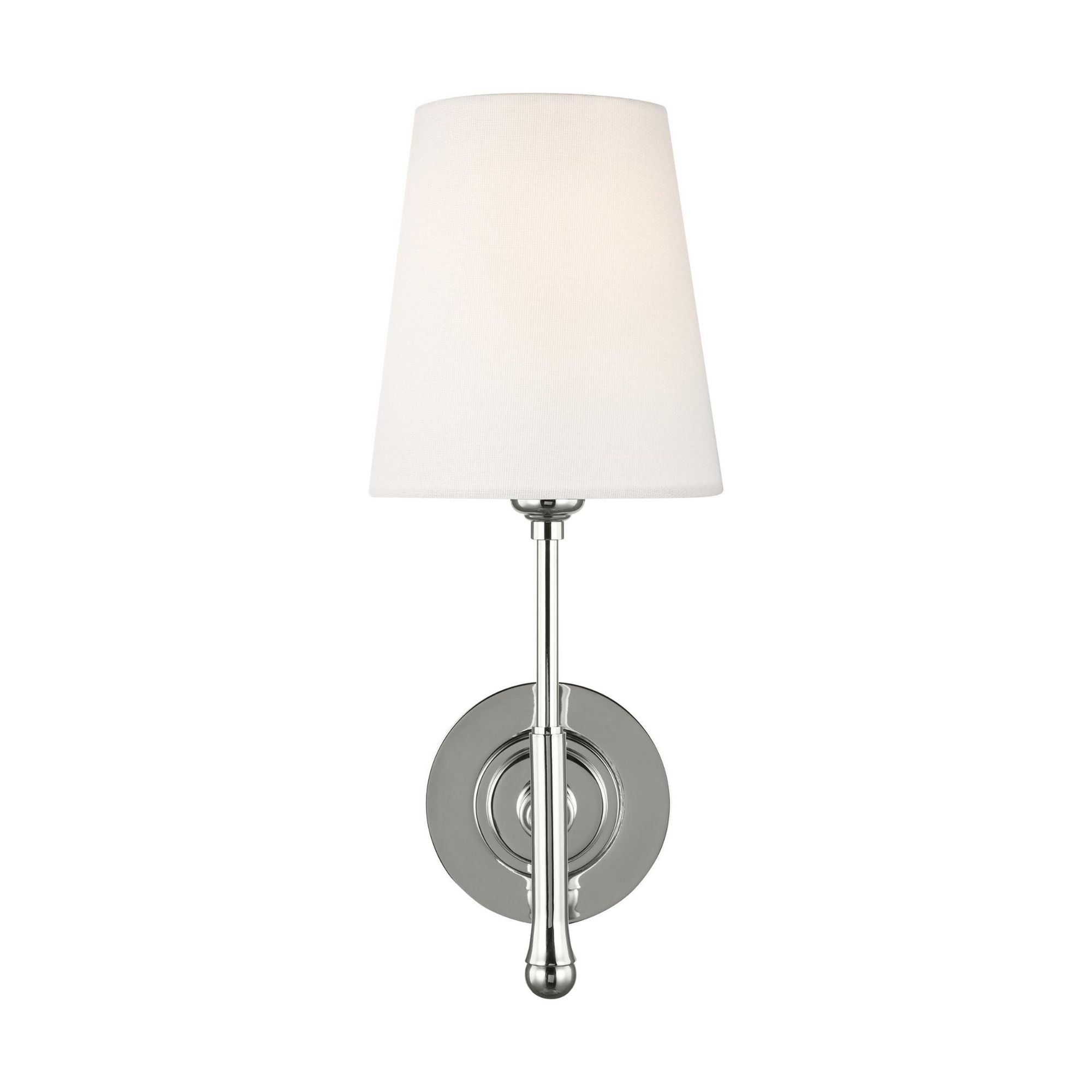 Thomas O'Brien Capri Sconce in Polished Nickel