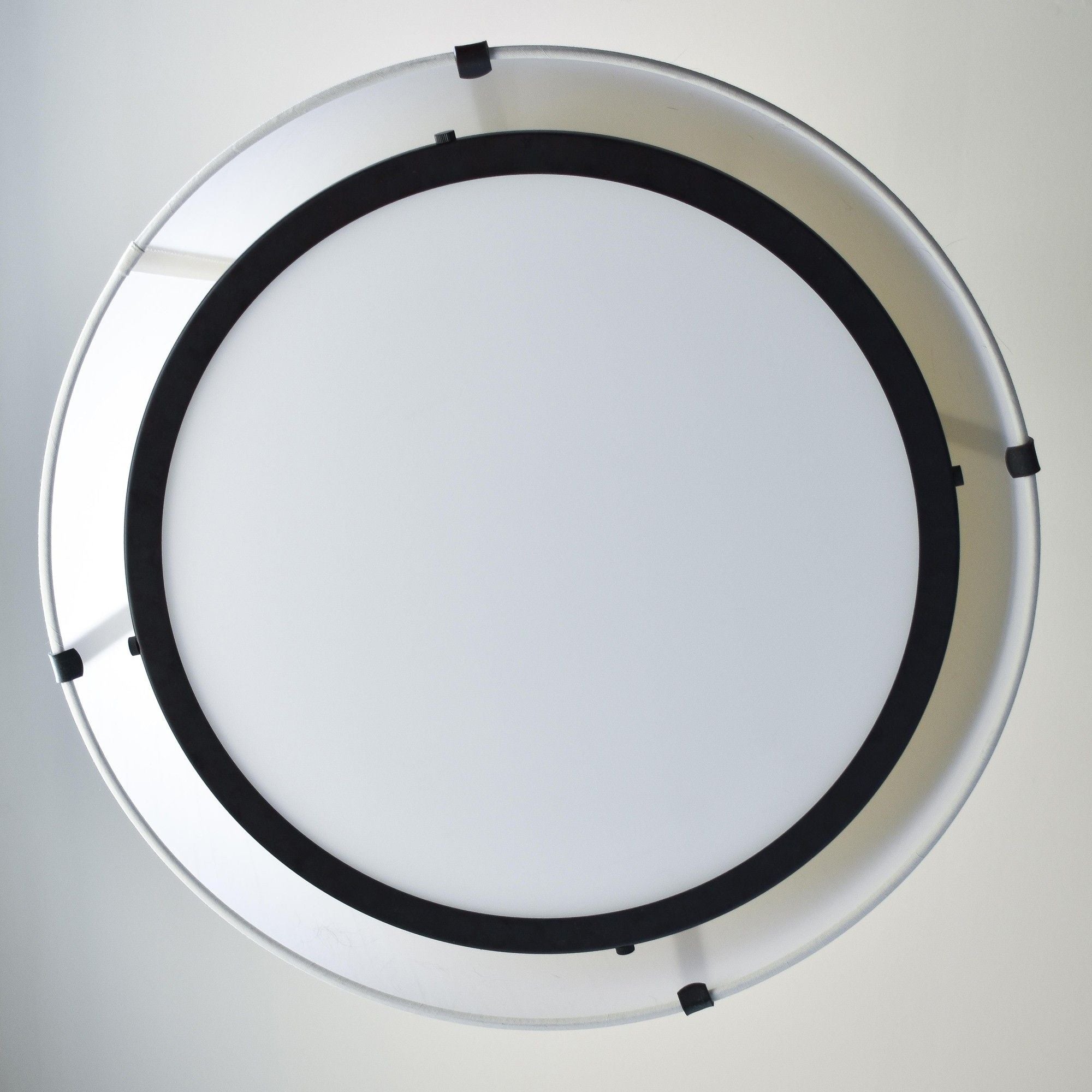 Fulton 3 Light Black Pendant Silk Shade 20"W x 18.5"H x 20"D