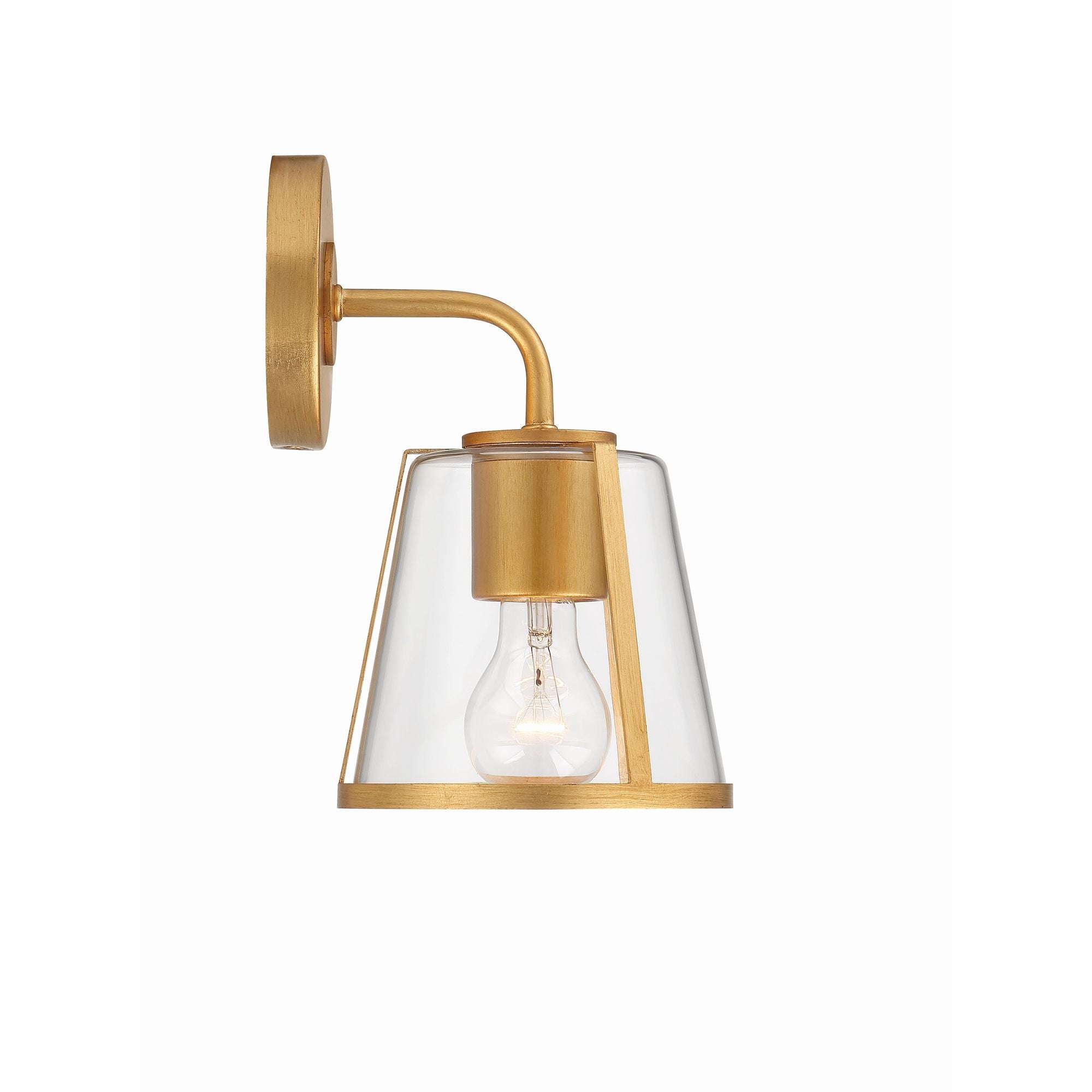 Fulton 1 Light Antique Gold Bathroom Vanity