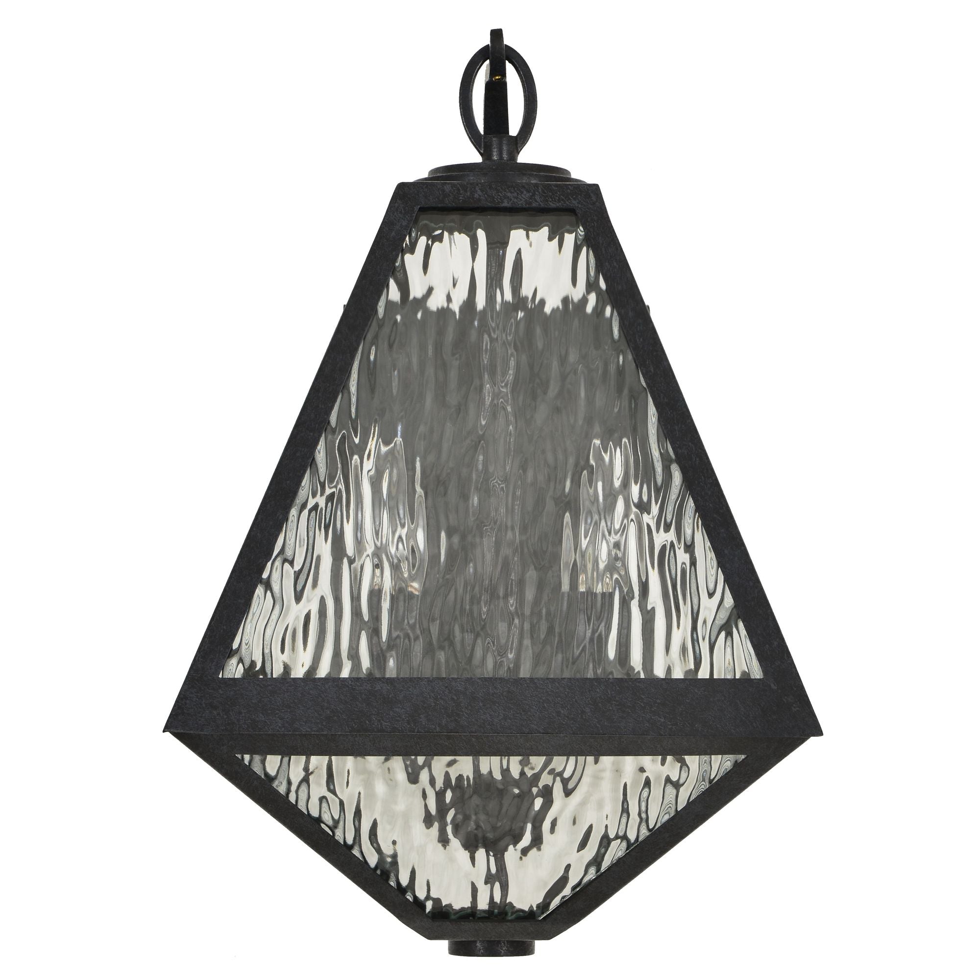 Brian Patrick Flynn for Crystorama Glacier 2 Light Black Charcoal Outdoor Wall Mount