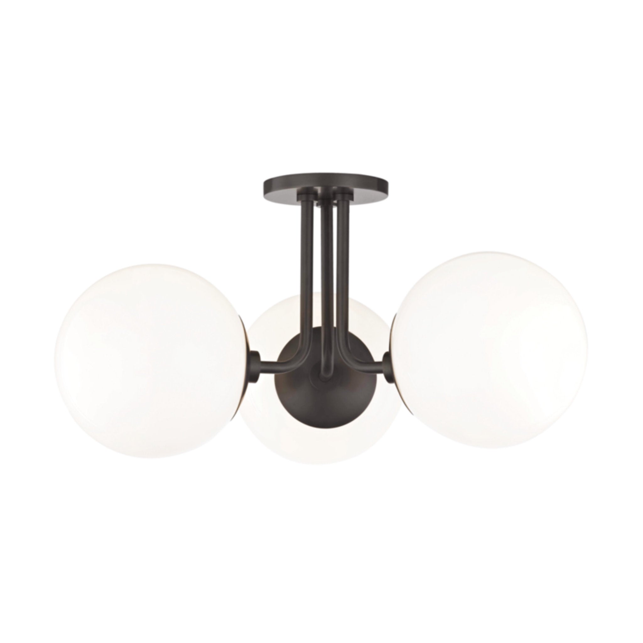 Stella 3-Light Semi Flush in  Old Bronze 18.25L x 18.25W x 10.5H