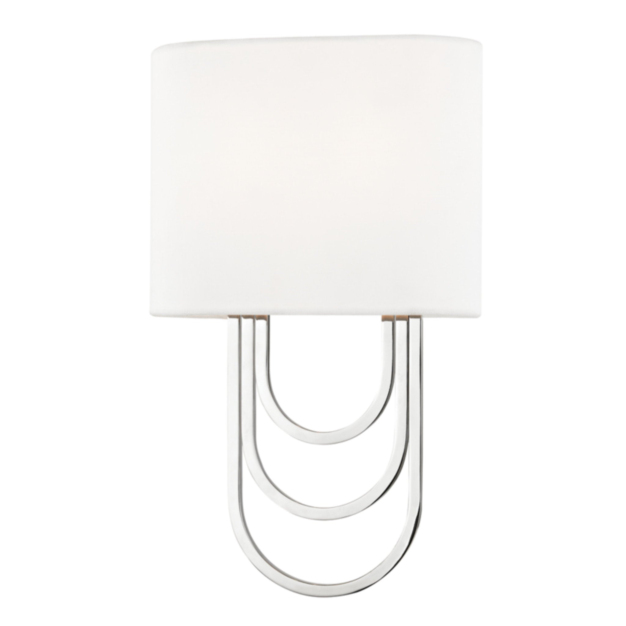 Farah 2-Light Wall Sconce in Polished Nickel
