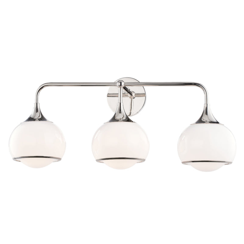 Reese 3 Light Bath and Vanity in Polished Nickel