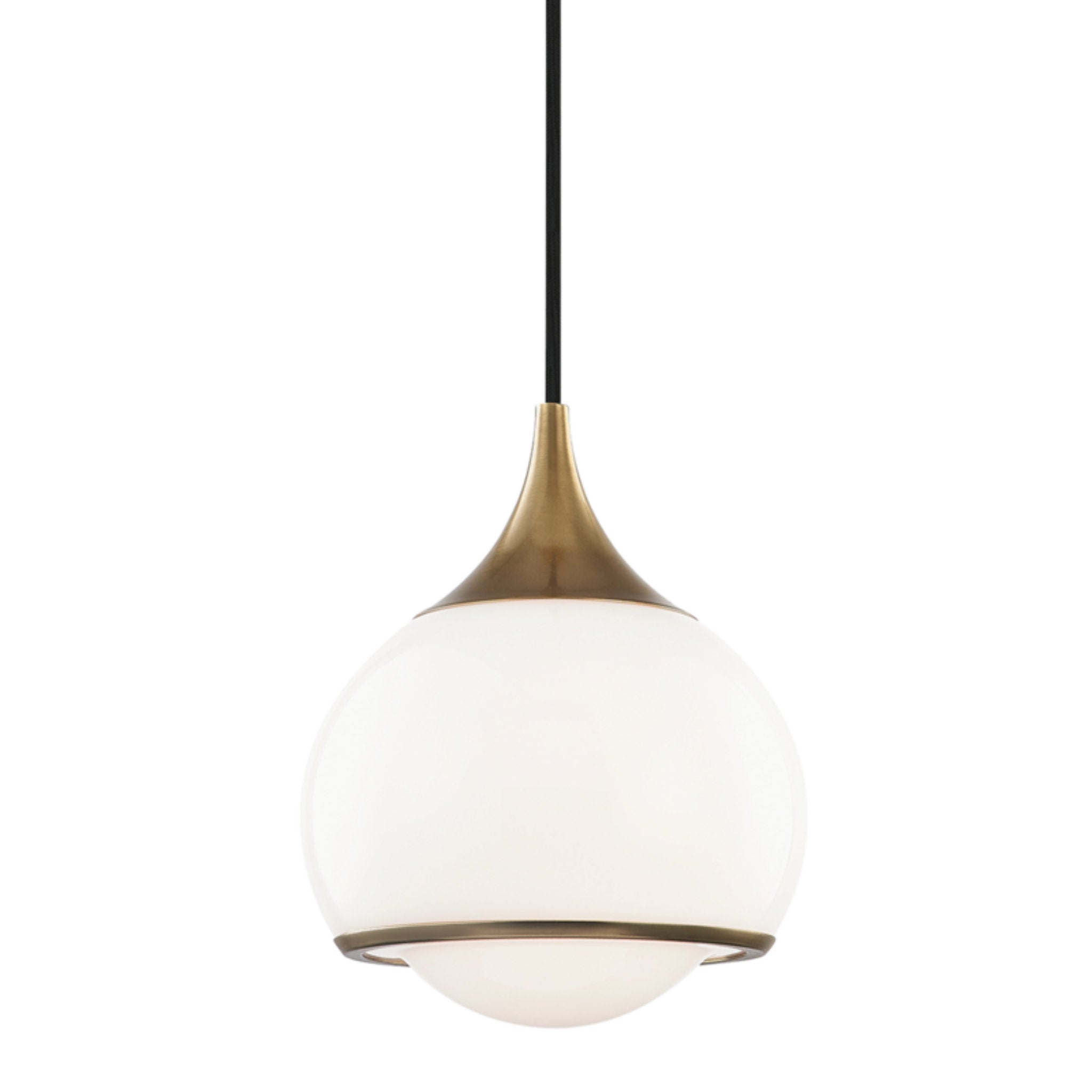 Reese 1-Light Pendant in Aged Brass