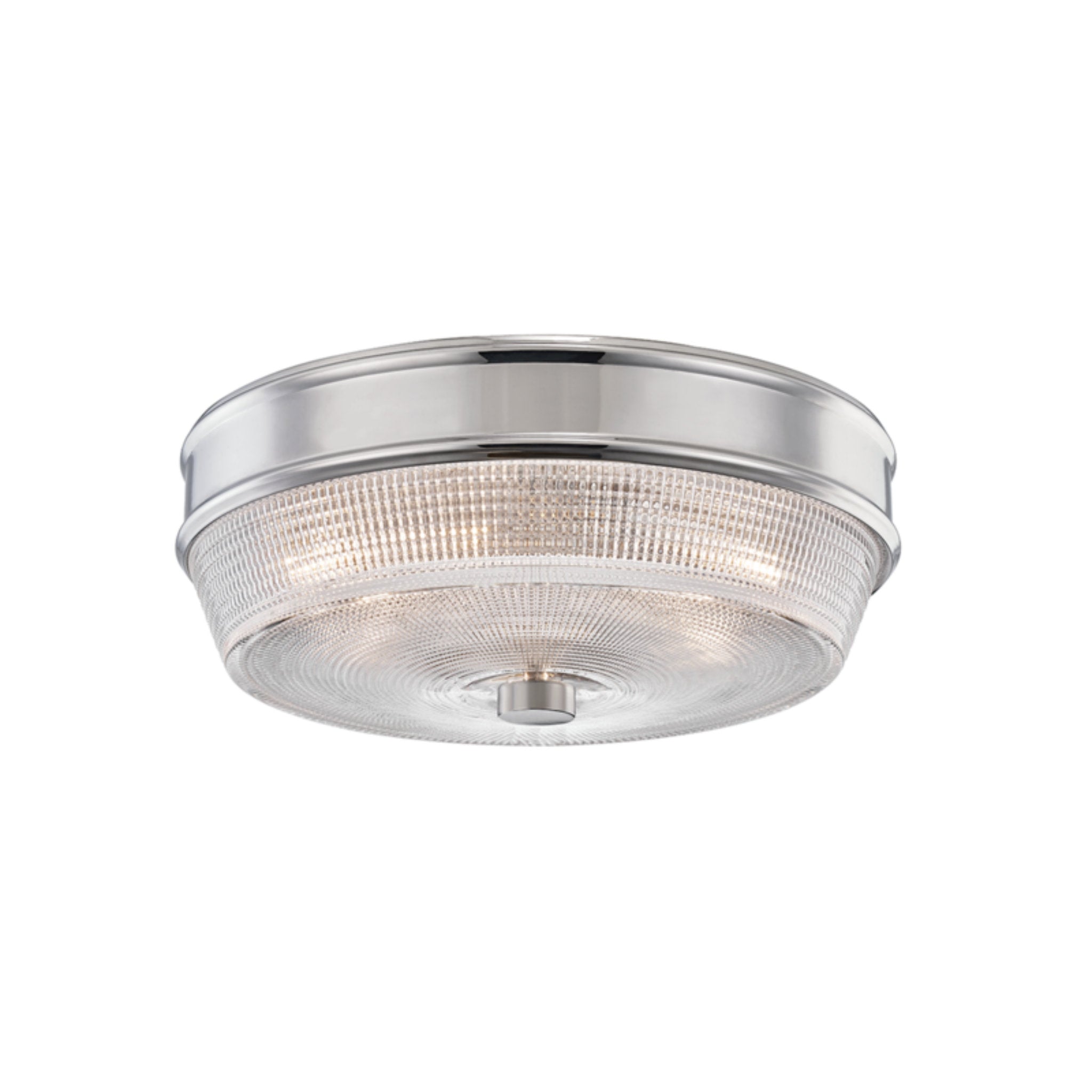 Lacey 2-Light Flush Mount in Polished Nickel