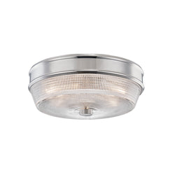 Lacey 2 Light Flush Mount in Polished Nickel