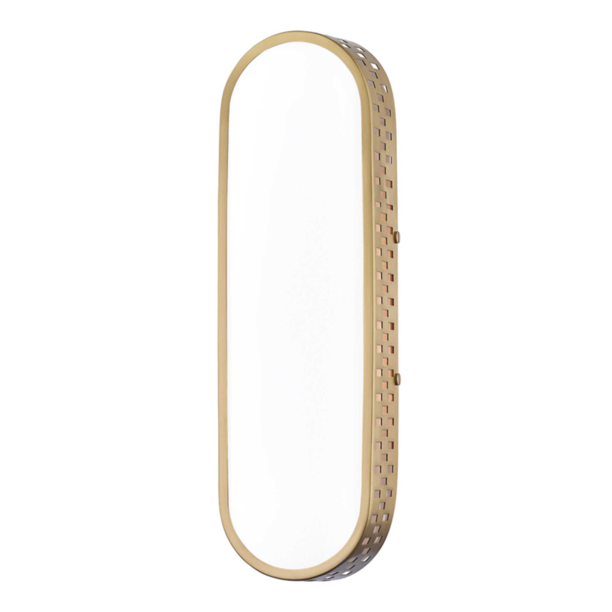 Phoebe 2-Light Wall Sconce in Aged Brass by Justin Crocker