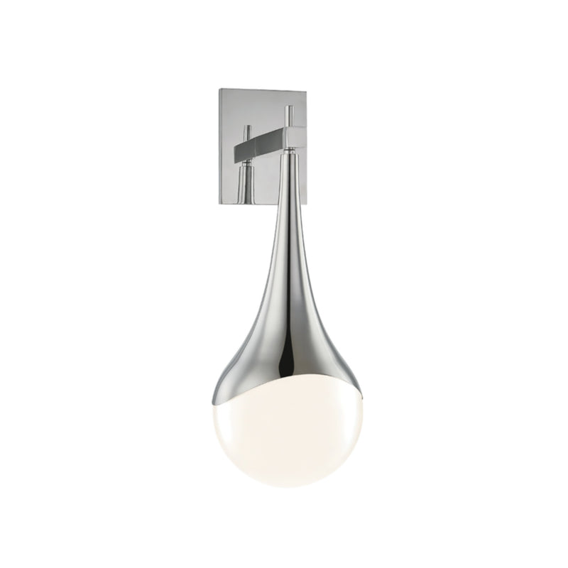 Ariana 1 Light Wall Sconce in Polished Nickel