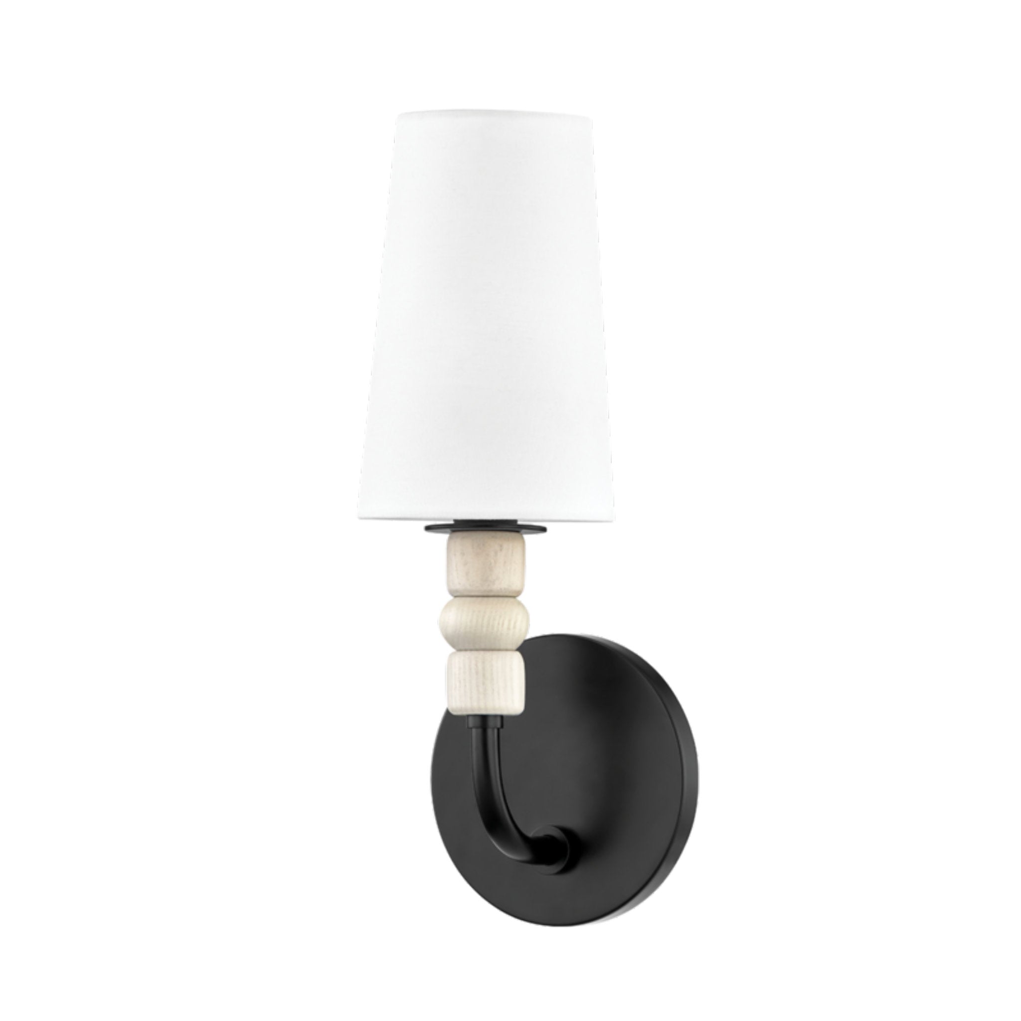 Casey 1-Light Wall Sconce in Soft Black