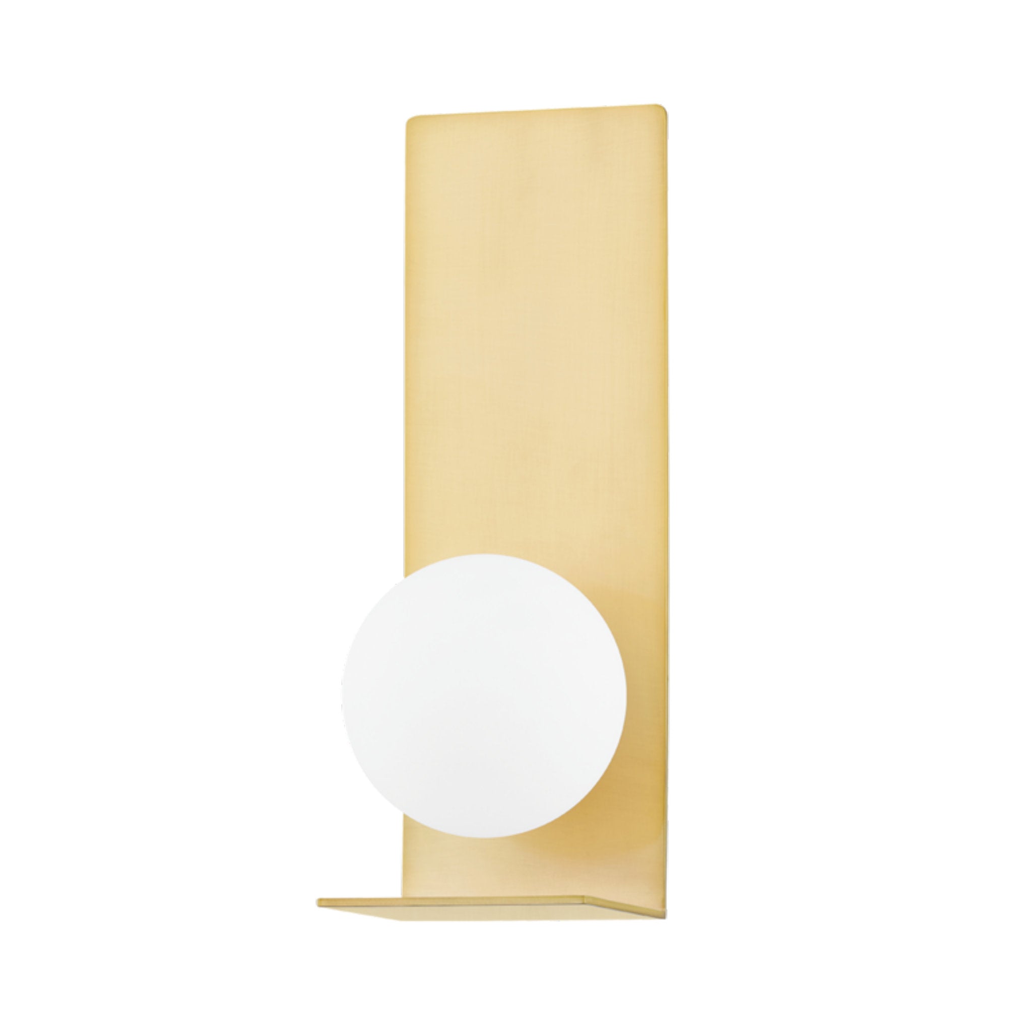 Lani 1-Light Wall Sconce in Aged Brass