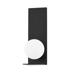 Lani 1 Light Wall Sconce in Soft Black