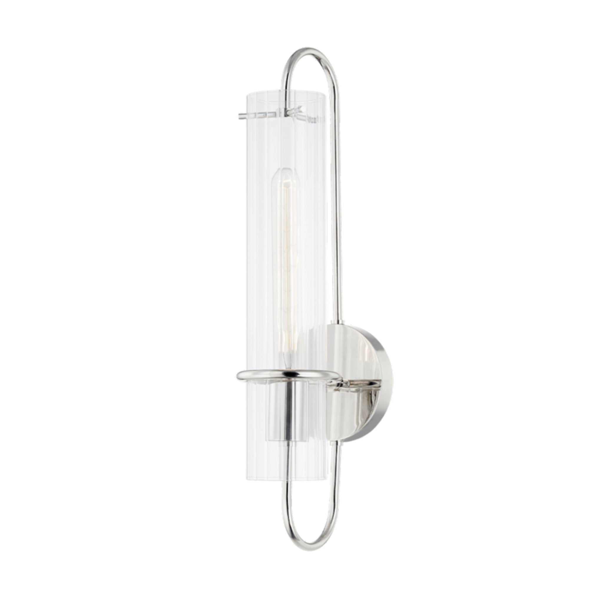 Beck 1-Light Wall Sconce in  Polished Nickel 21.75L x 4.75W x 20.25H