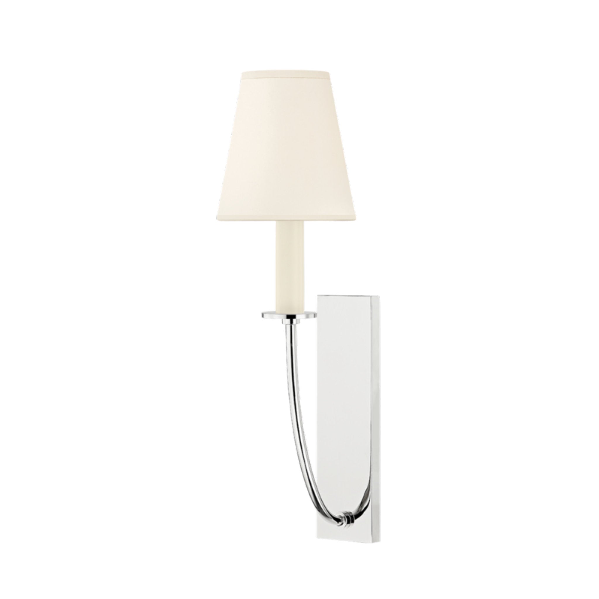 Iantha 1 Light Wall Sconce in Polished Nickel